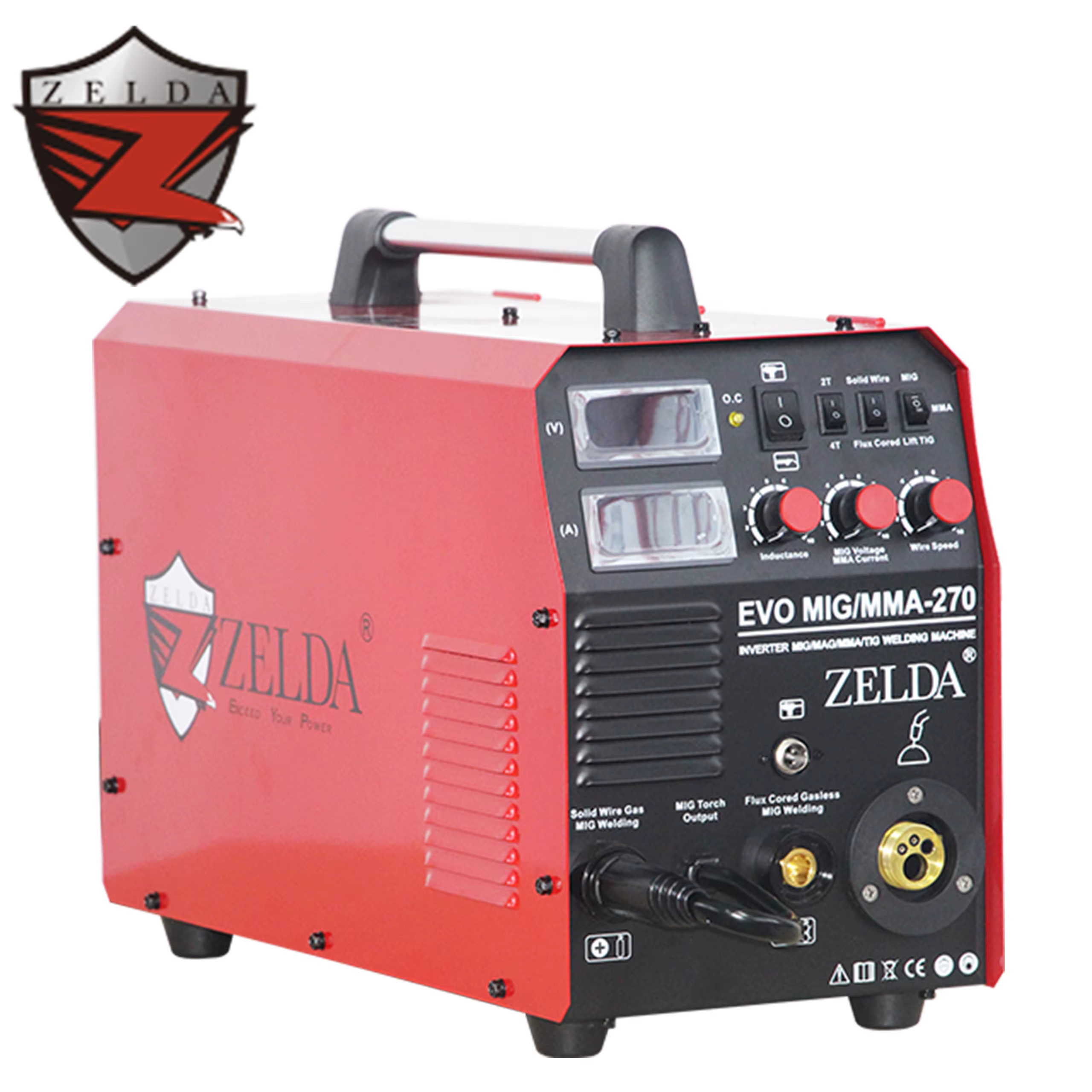 ZELDA Multi-functional mig welding machine 220v 270A 15KG wire spool welding machine 5 in 1 — image 2