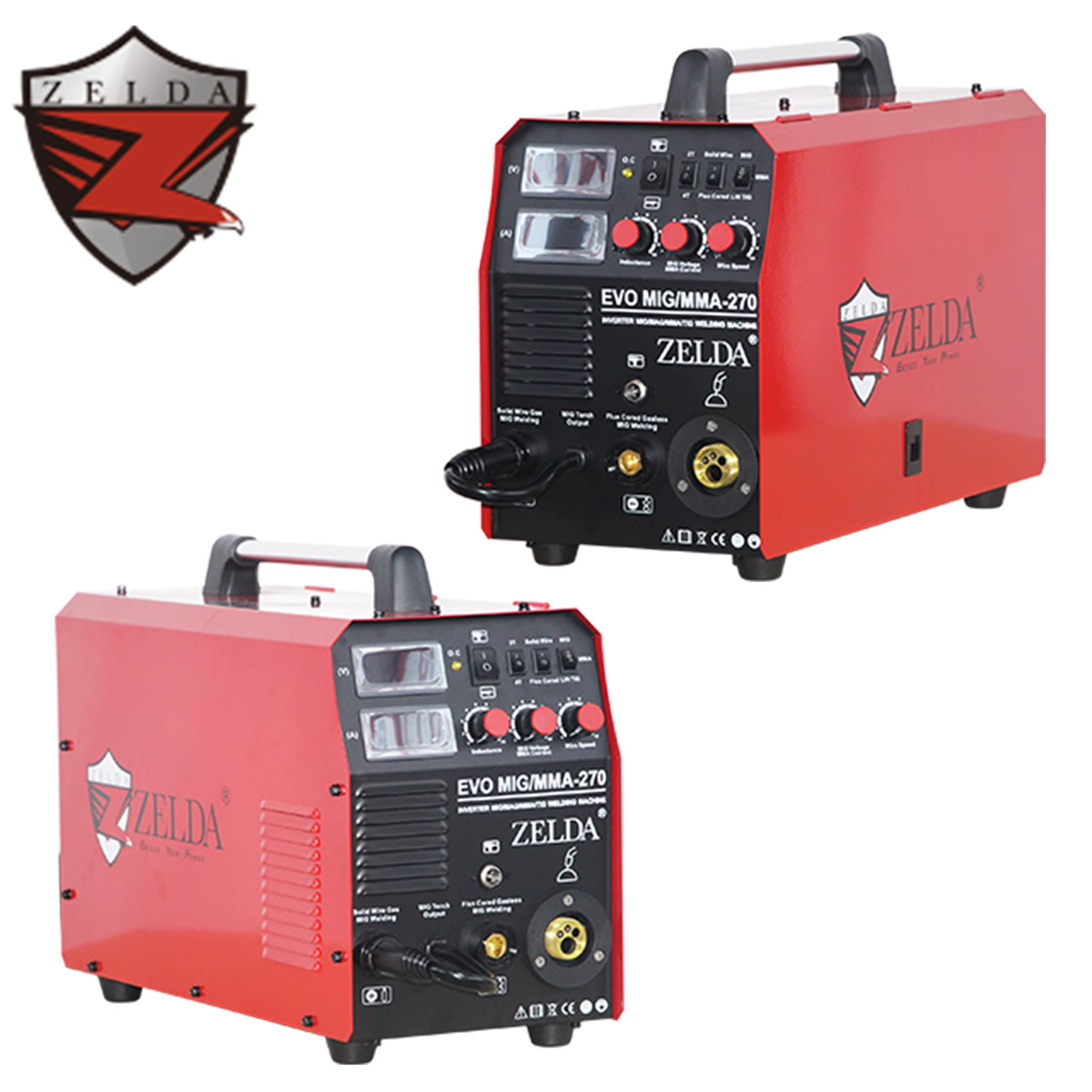 ZELDA Multi-functional mig welding machine 220v 270A 15KG wire spool welding machine 5 in 1 — image 5