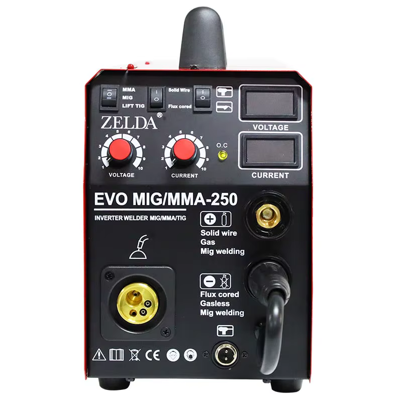 220V 4 in 1 Multifunctional MIG MAG Welding Machine CO2 GAS/GASLESS MIG Welder 250Amp Soldadora — image 2