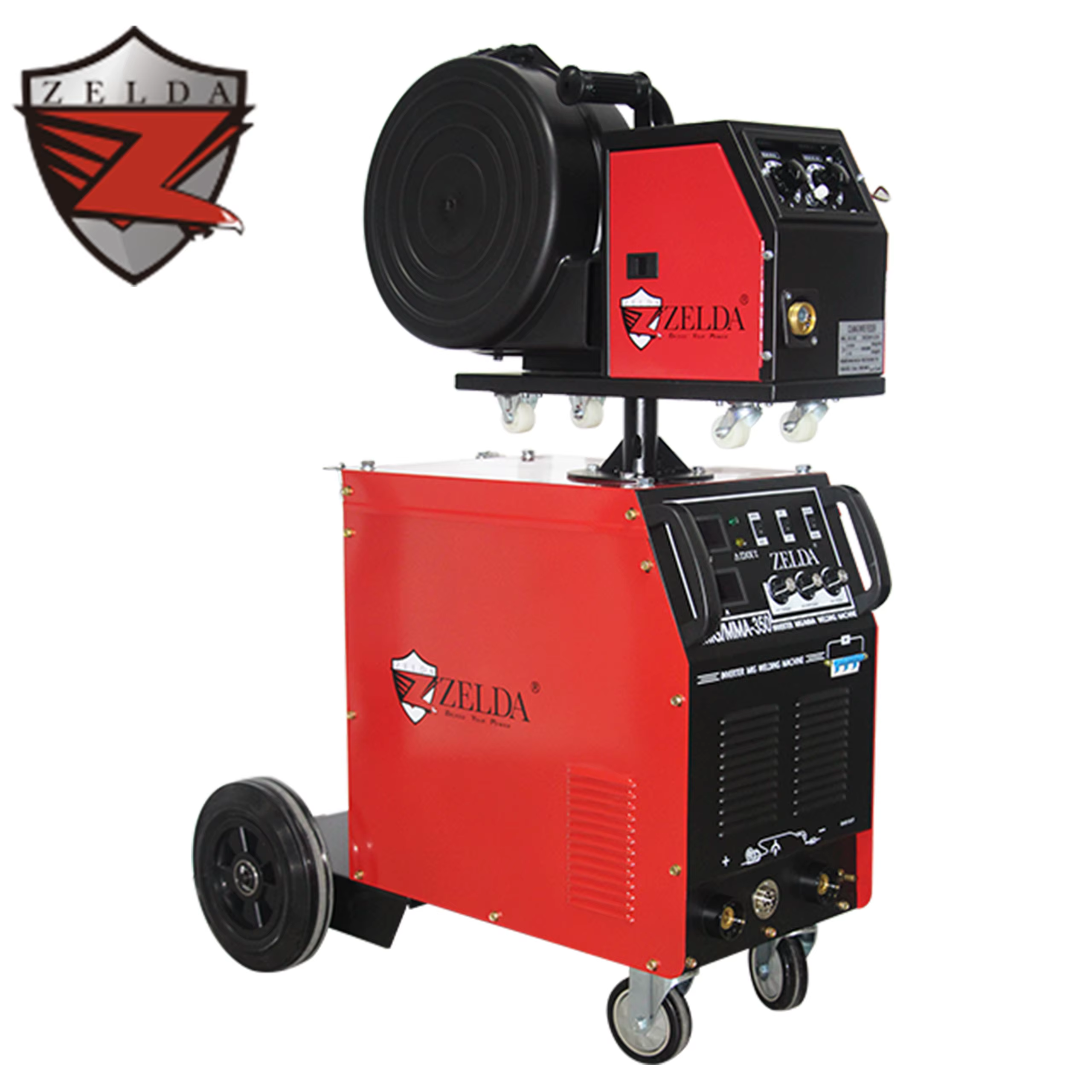 ZELDA 3PH 350A Stainless Steel Welder industrial 15KG Wire Spool Capacity Welding Machine 380v — image 3