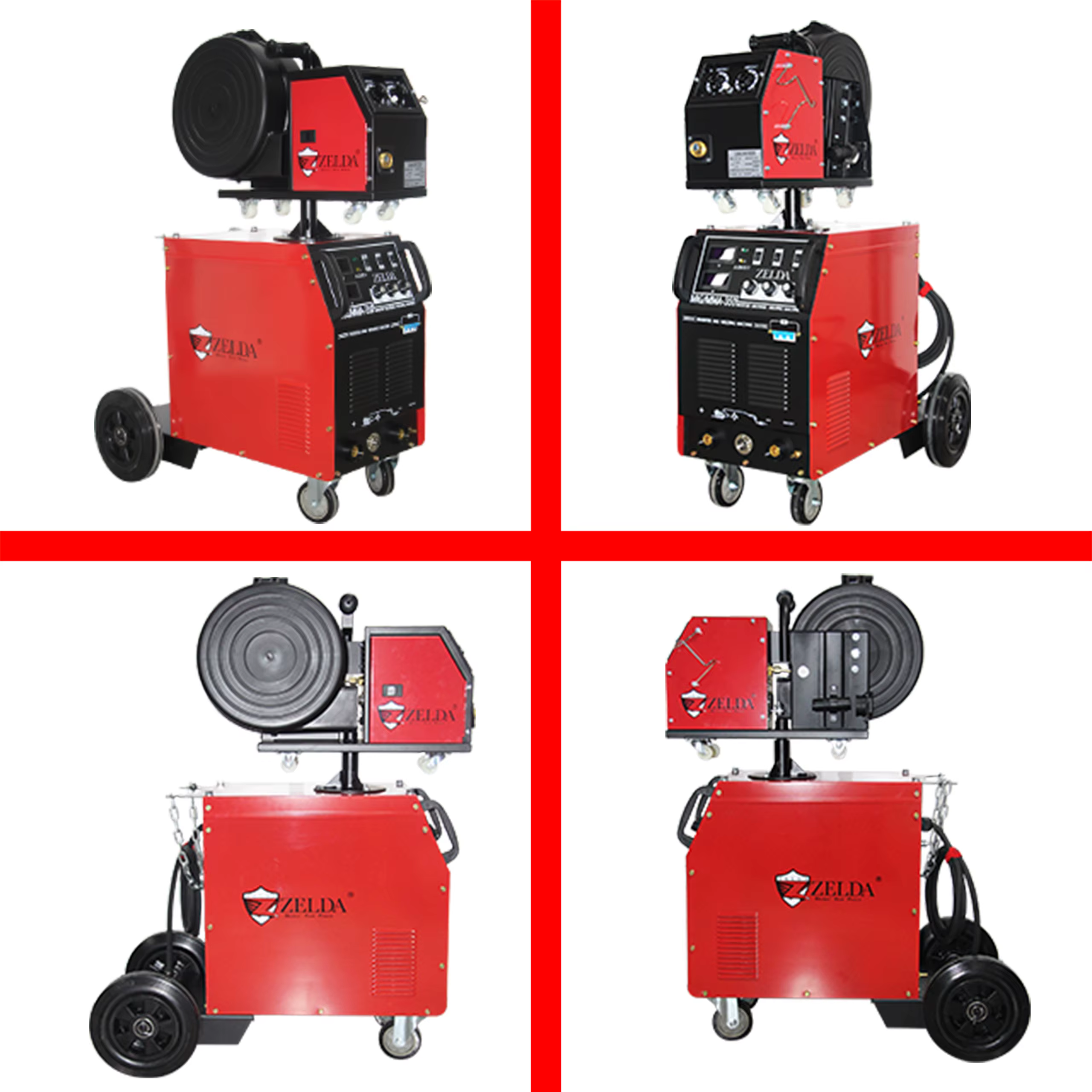 ZELDA 3PH 350A Stainless Steel Welder industrial 15KG Wire Spool Capacity Welding Machine 380v — image 6