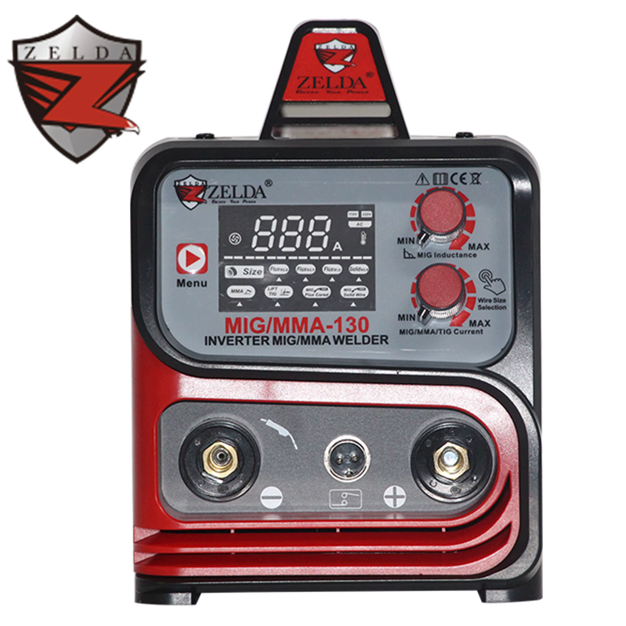 Zelda Portable MMA Lift-TIG MIG Gasless Welding Machine 3 in 1 MIG Welders 1kg Flux Cored Wire 220V Inverter MIG Welding.Machine — image 2
