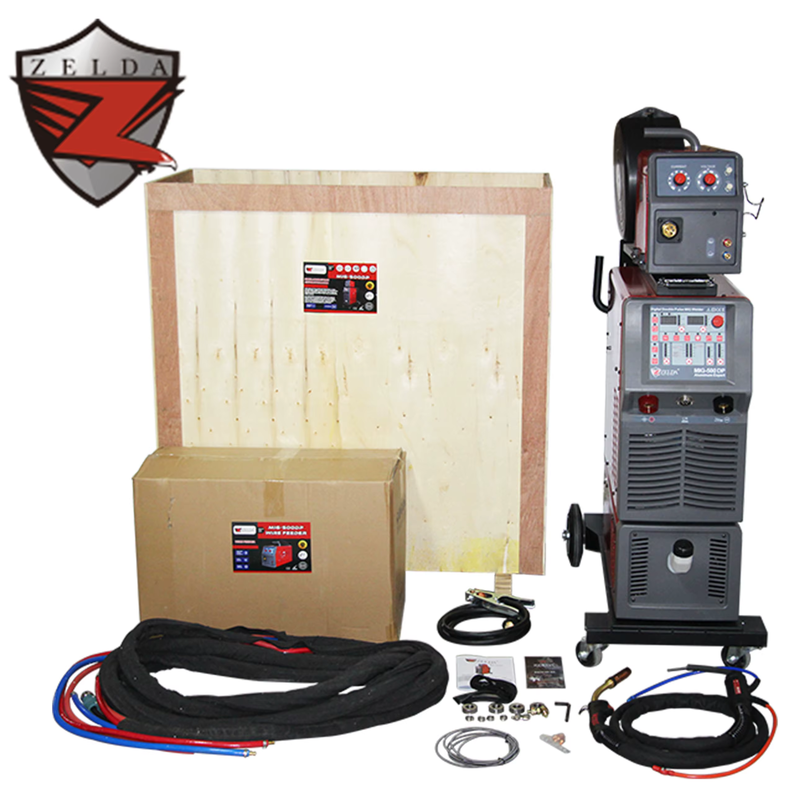 Wholesale MIG-500DP Overheat protection 380V 500amp Soldadora Inverter Dual Pulse IGBT MIG Welding Machine — image 6