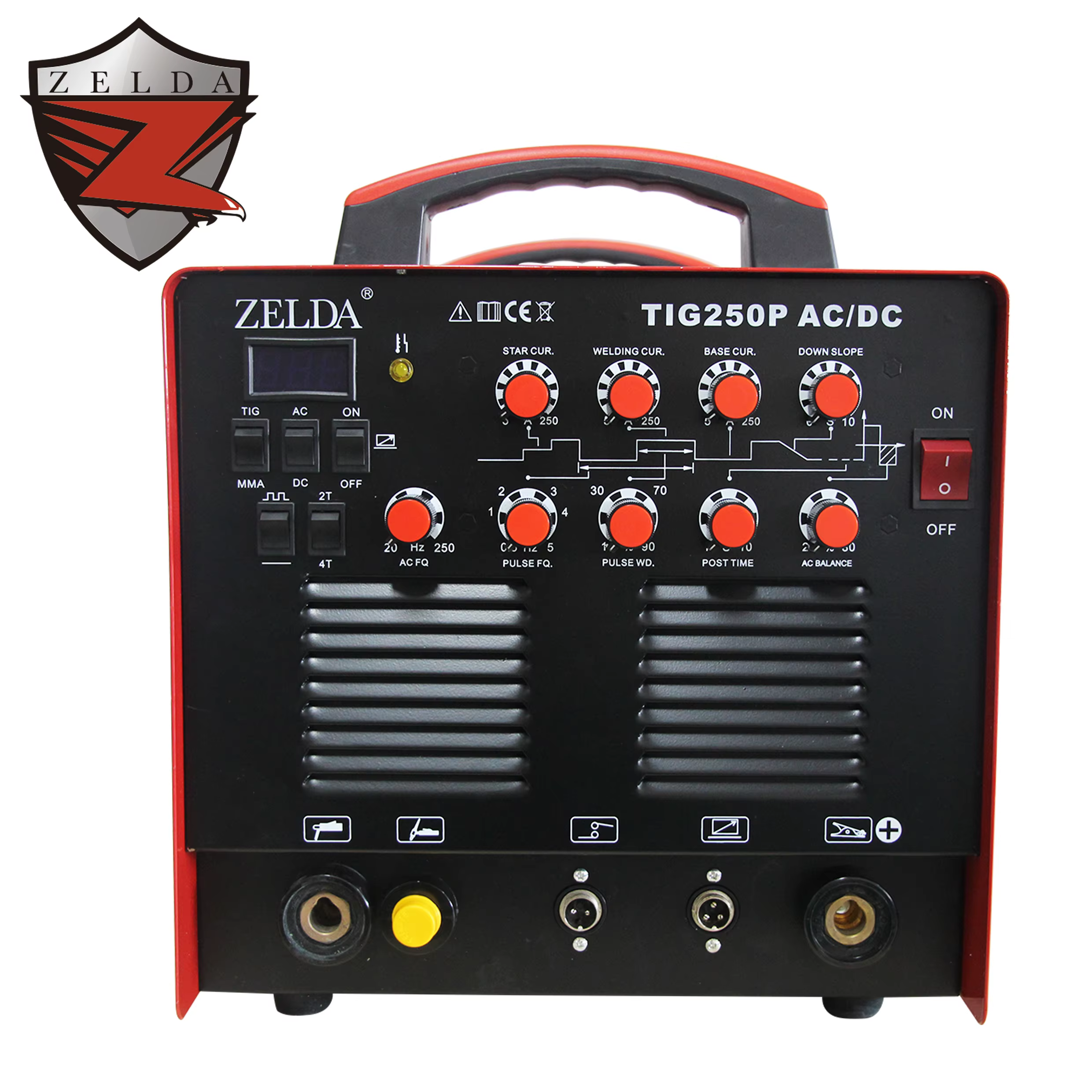 200AMP  Tig Welding Machine Ac Dc TIG MMA HF Aluminum Double Pulse TIG Welder — image 2