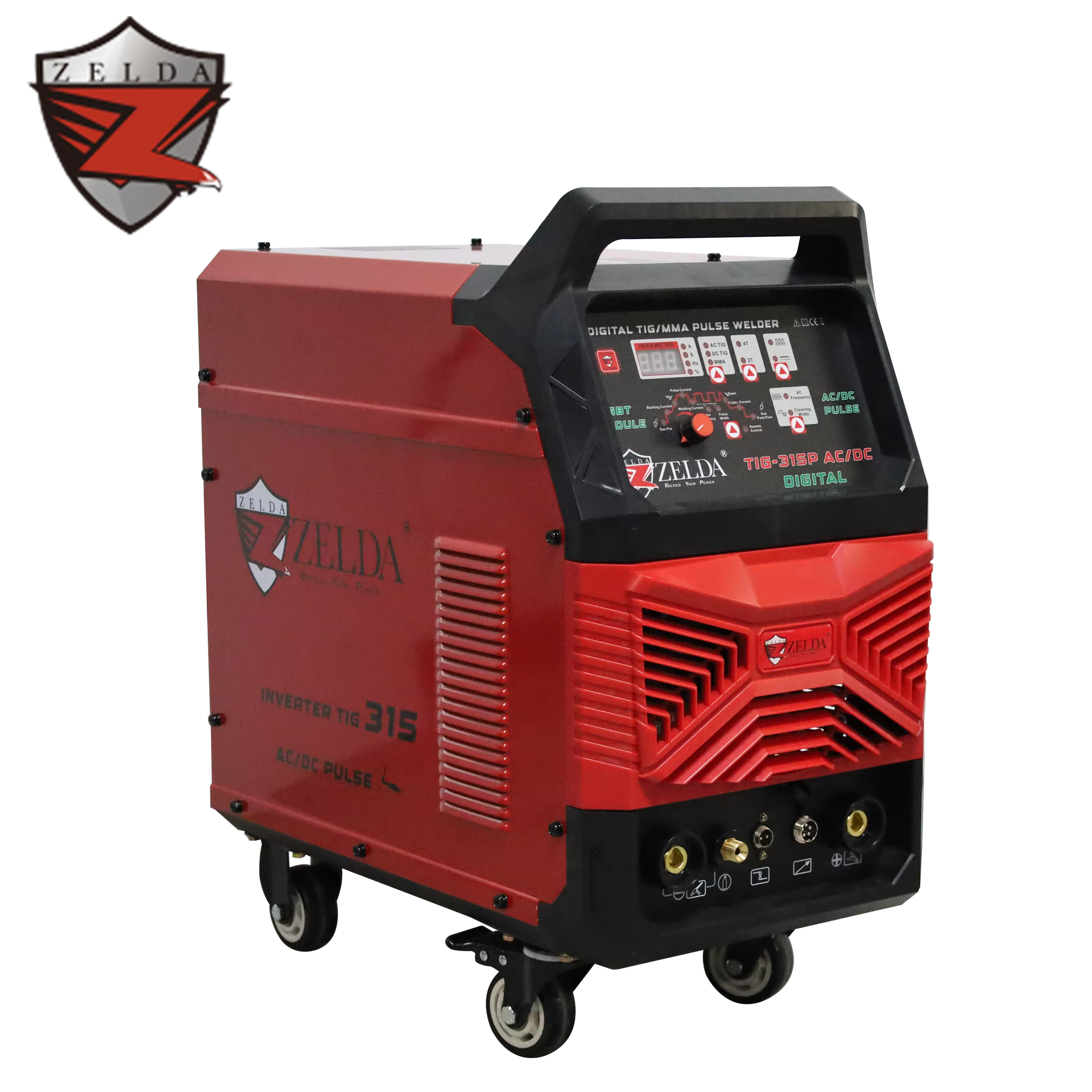 315amp AC DC TIG Double Pulse Digital LCD Display 220V AC DC TIG Aluminum Welding Machine — image 3