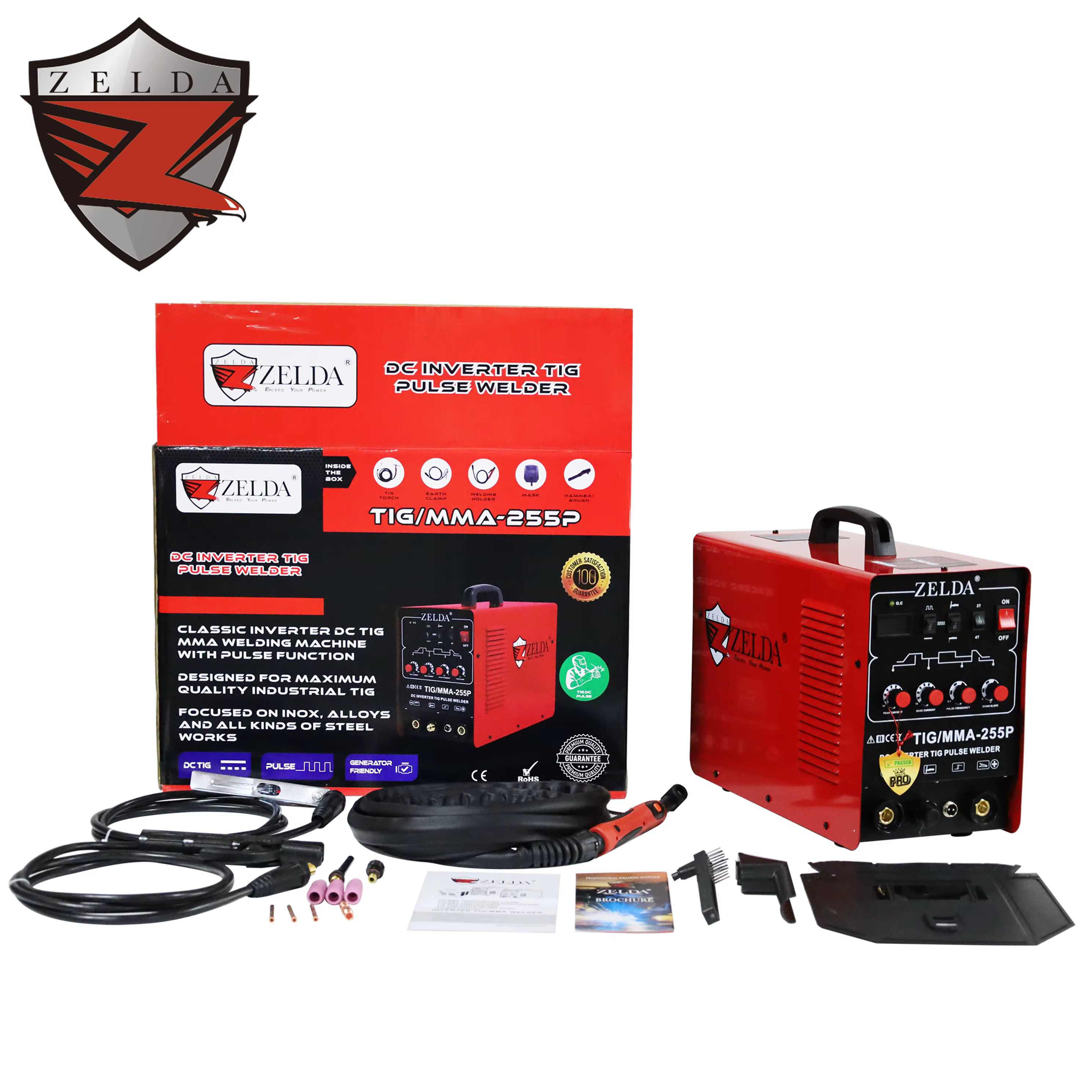 Zelda Tig Welding Machine TIG MMA 2 in 1 Function Tig Arc Argon TIG DC Welding Machine — image 2