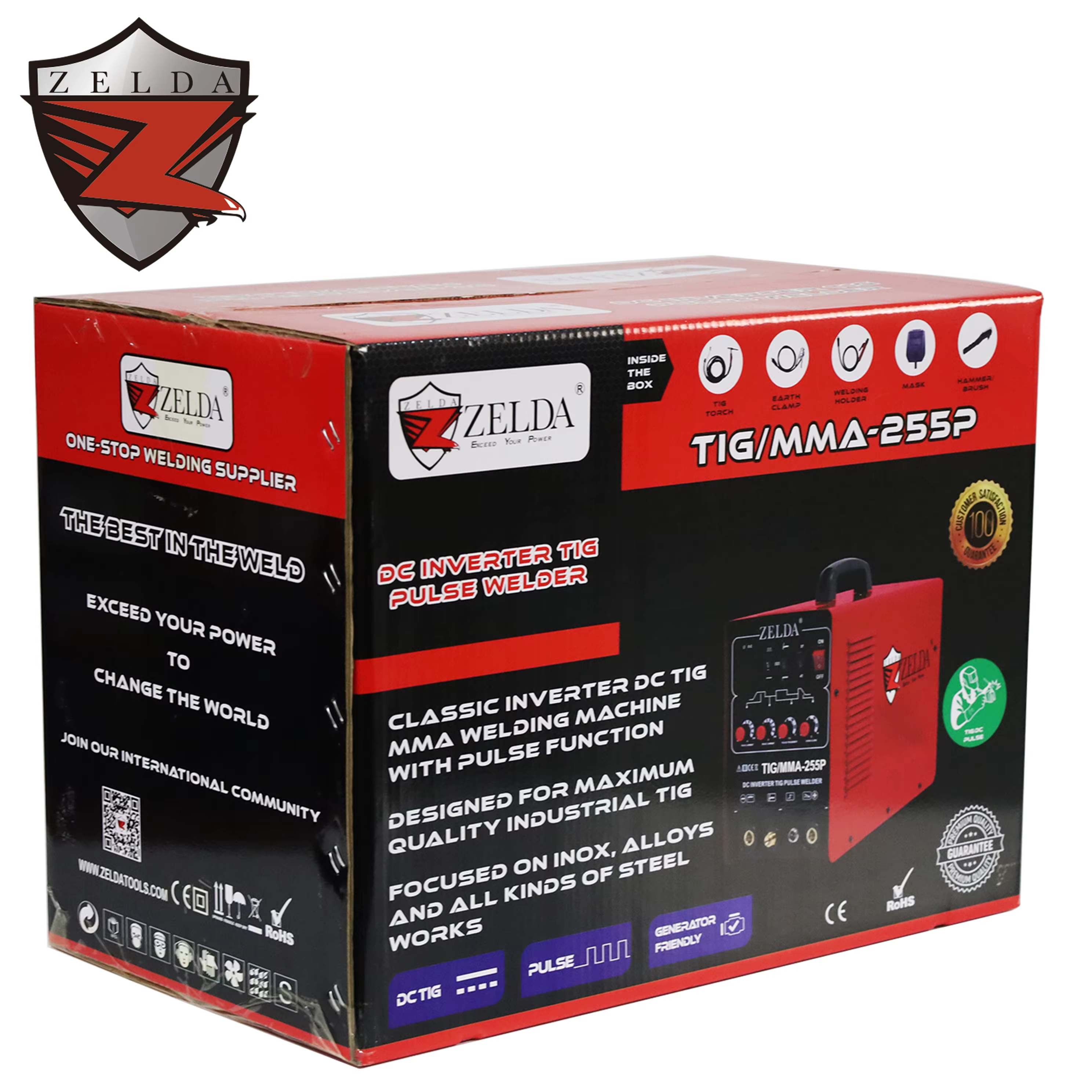 Zelda Tig Welding Machine TIG MMA 2 in 1 Function Tig Arc Argon TIG DC Welding Machine — image 6