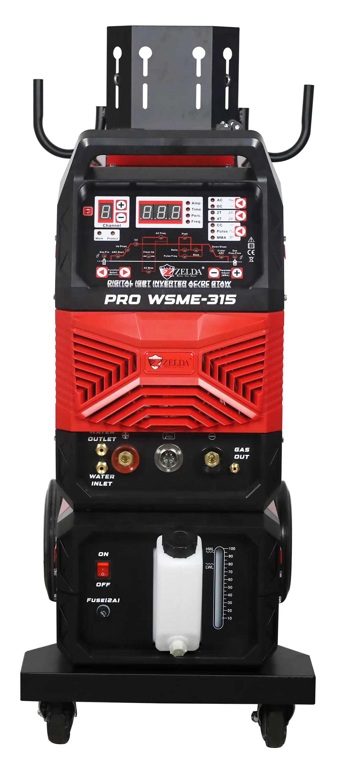 Zelda WSME-315 AC DC Automatic Orbial GTAW TIG Welding Machine Water Cooling Aluminum Soldadura Tig Welder — image 3