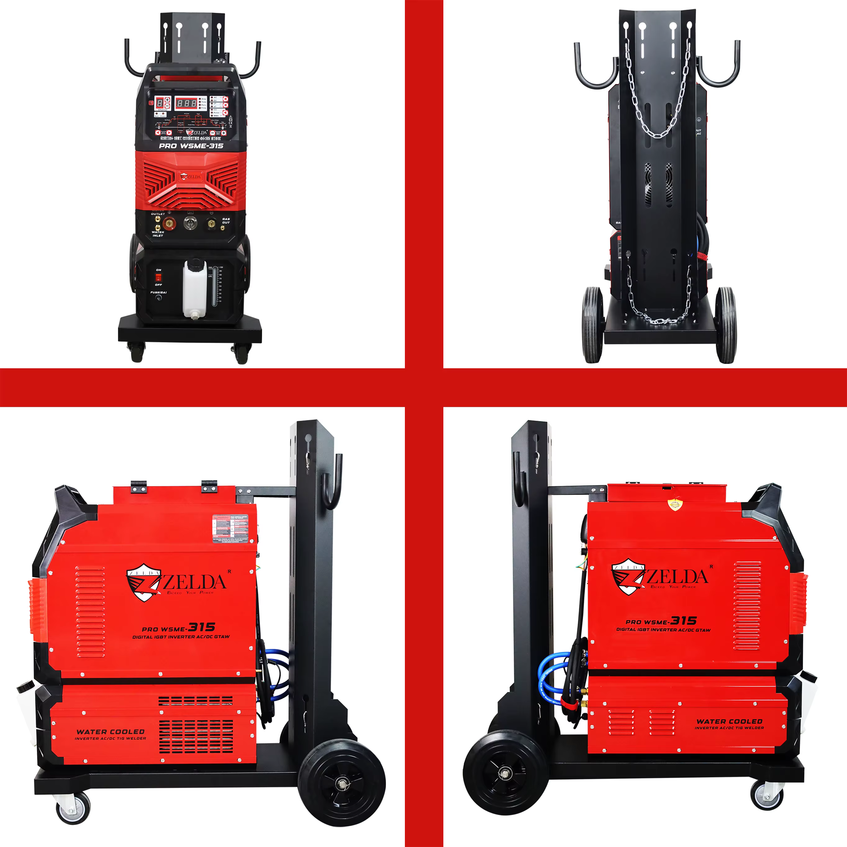 ZELDA TIG AC DC Pulse Water tank Tig Welding Machine Tig Welder Ac Dc 3ph 380v Industrial Welding Aluminum — image 6