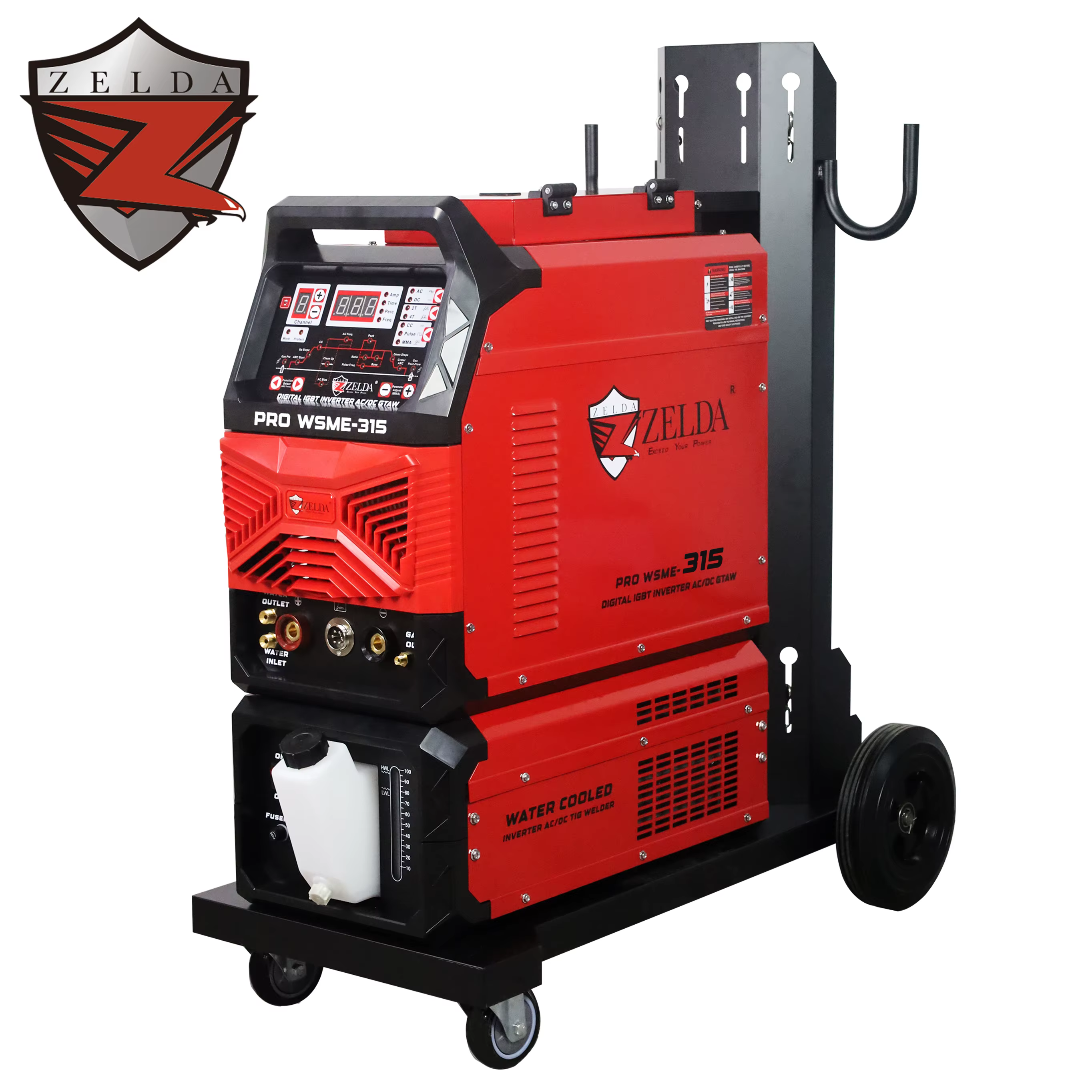 ZELDA TIG AC DC PULSE 315A Have Water Cold 380v TIG Welding Machine and Weld Aluminium — image 3