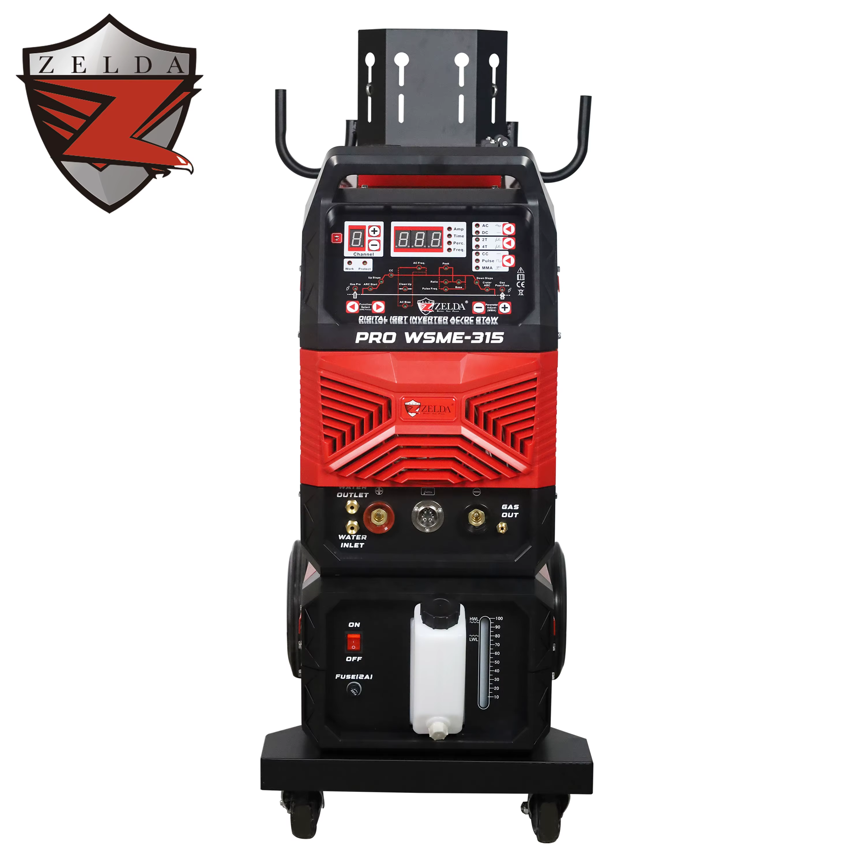 ZELDA TIG AC DC PULSE 315A Have Water Cold 380v TIG Welding Machine and Weld Aluminium — image 4