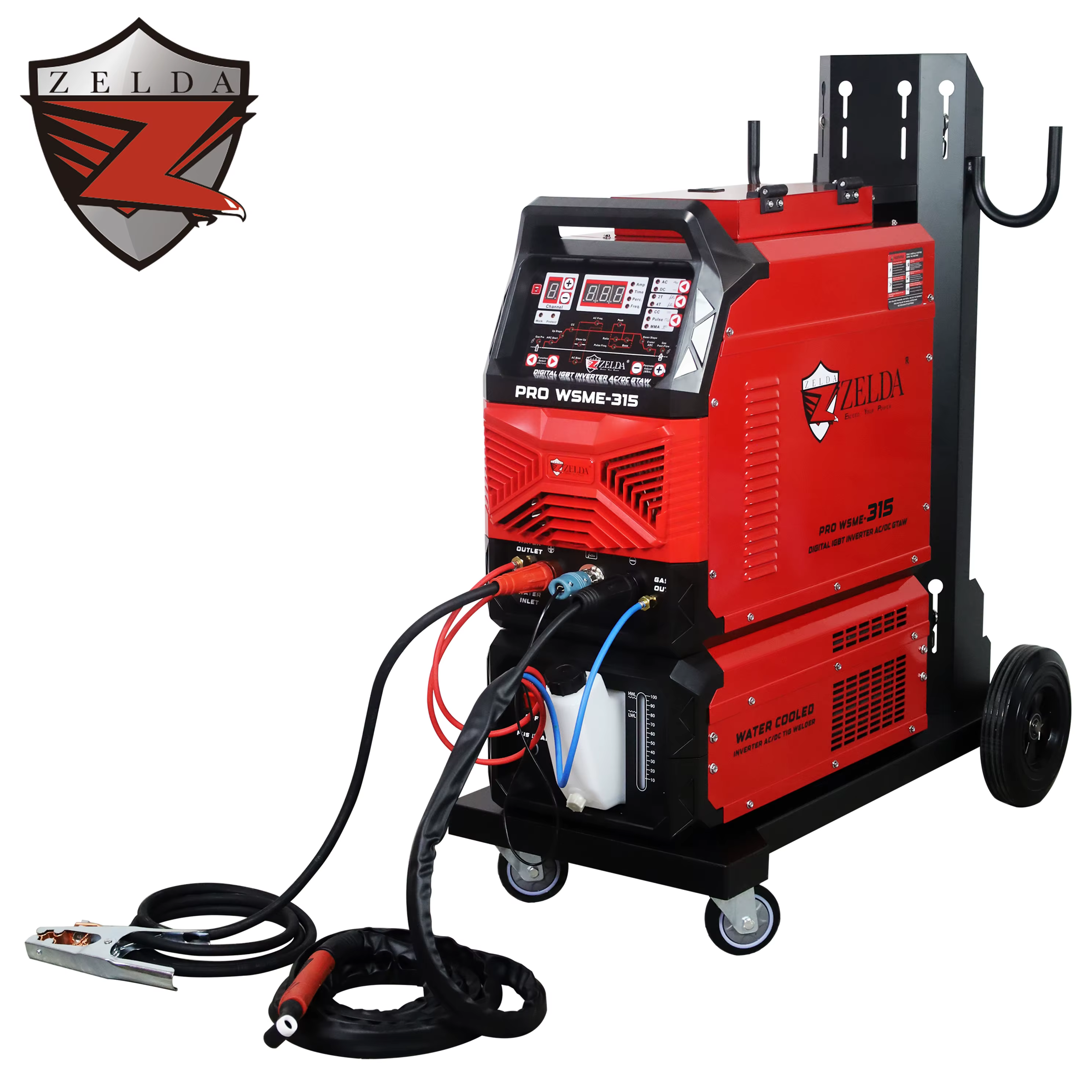 ZELDA TIG AC DC PULSE 315A Have Water Cold 380v TIG Welding Machine and Weld Aluminium — image 5