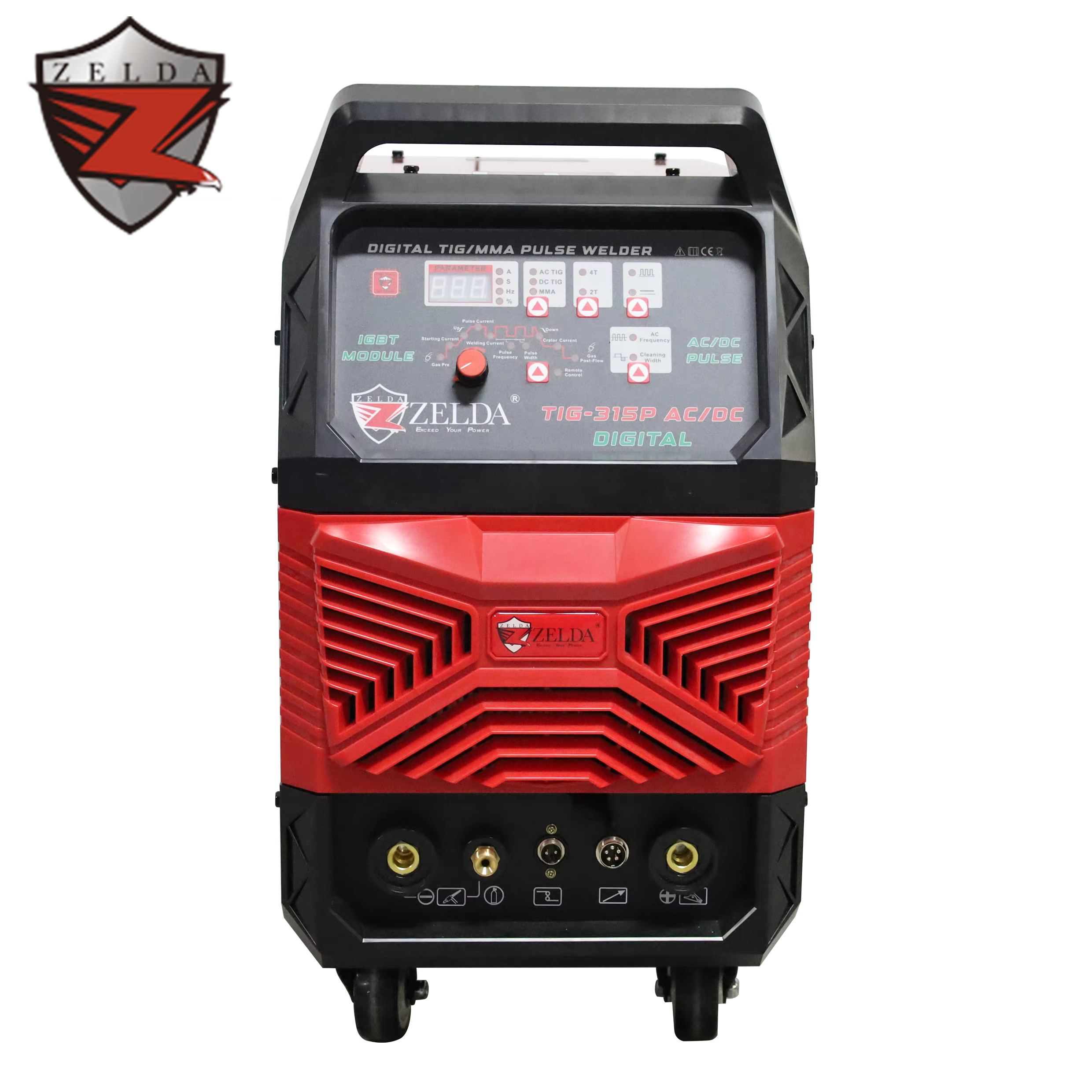 Zelda  Poste Souder Tig Ac Dc  315 Pulse  Copper Stainless Steel Aluminum Welder Inverter TIG AC DC Tig Welding Machine — image 2