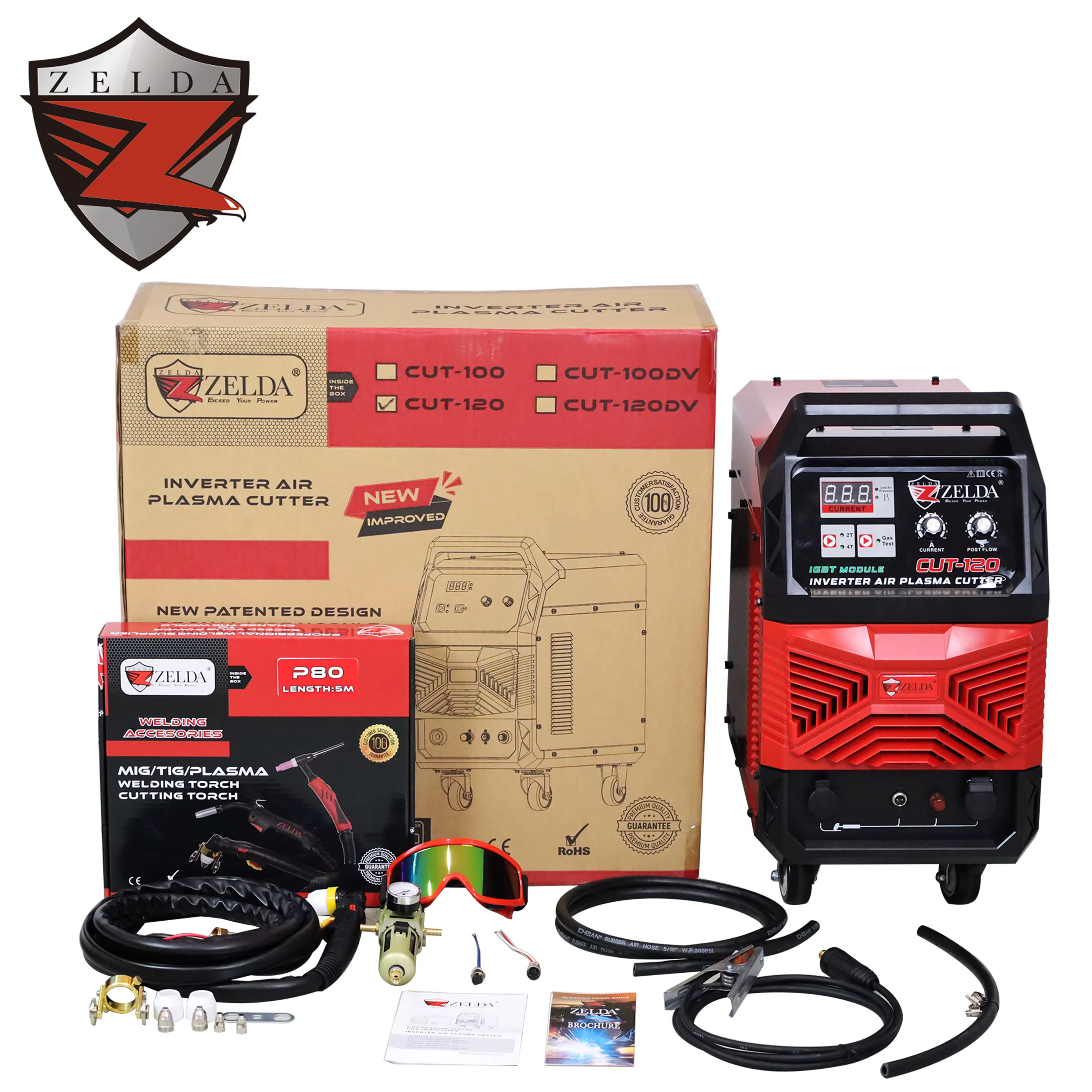 Inverter Air Plasma Arc Cutting Machine 120amp 380V for Max Cutting 55mm — image 6