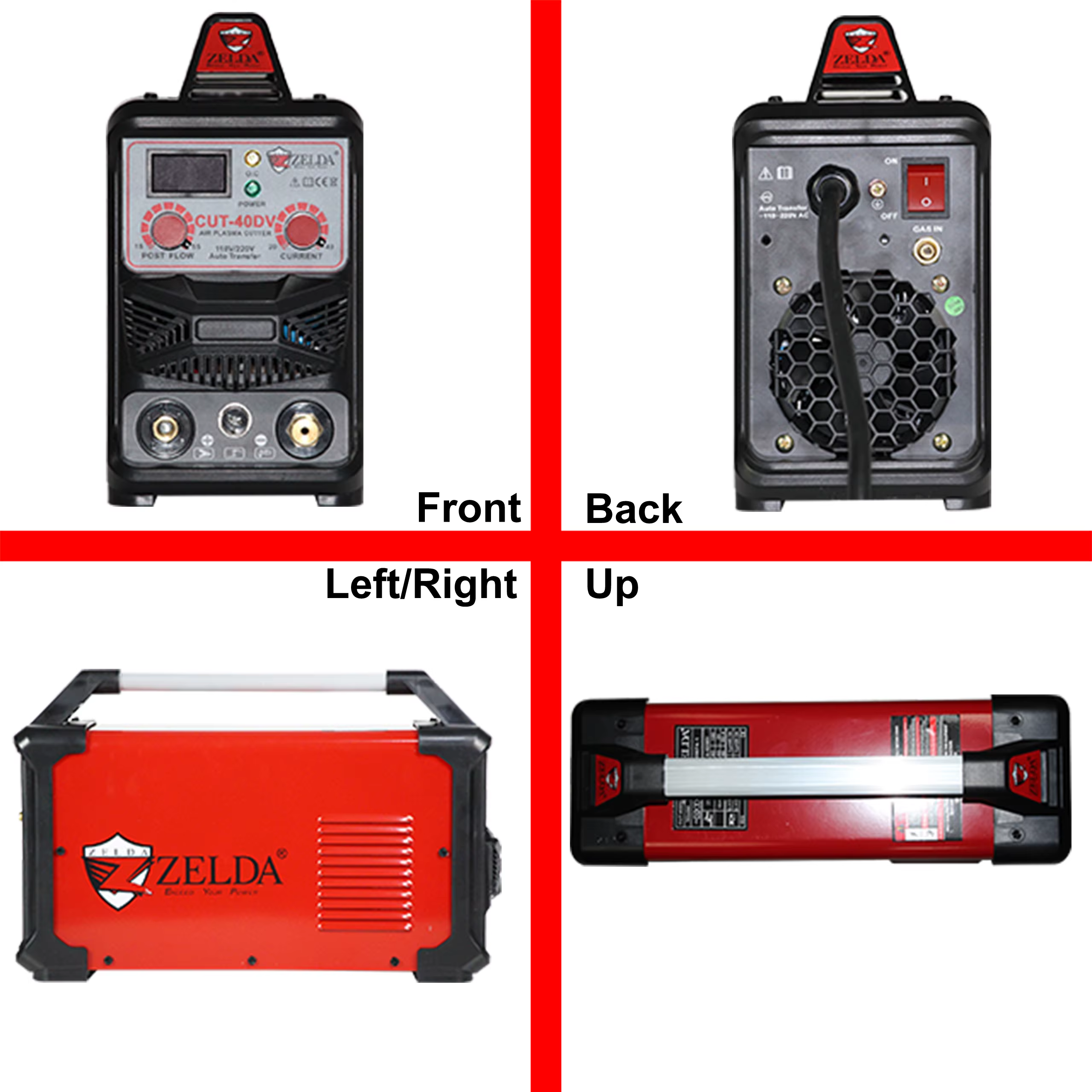 Portable 110V 220V Air Plasma Cutter 40amp Efficient Metal Cutting Machine for Welding Projects — image 6