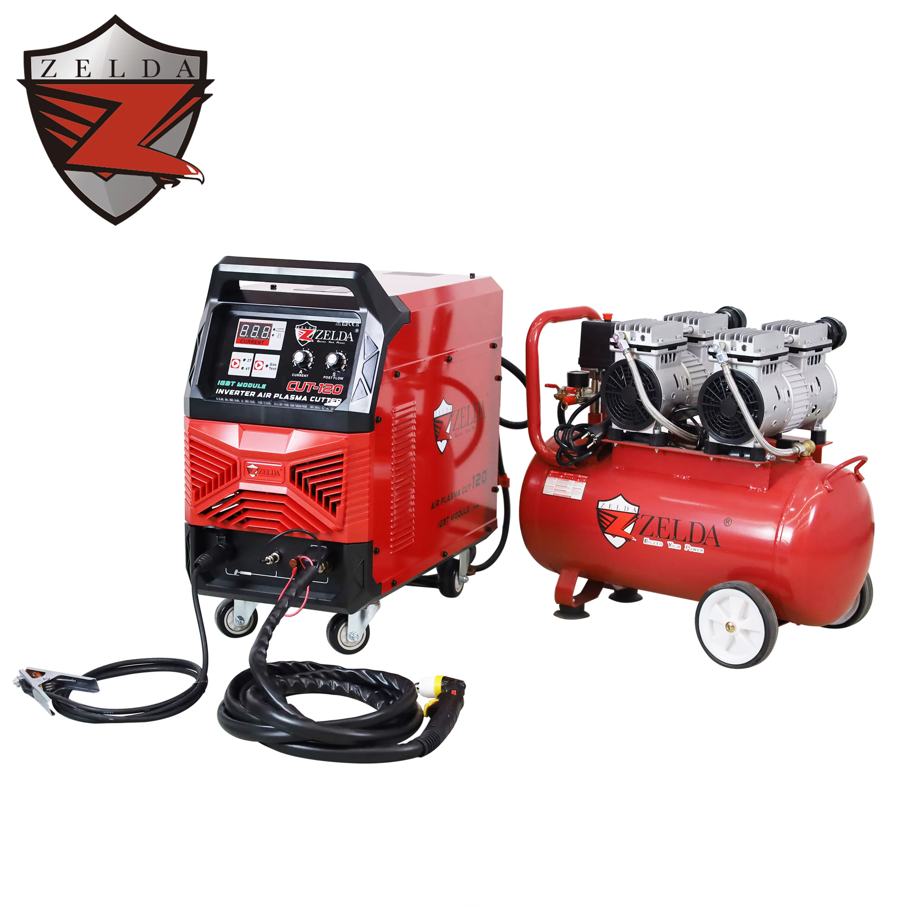 Zelda 120Amp Air Plasma Cutter 3ph 380V Dc Motor Compatible with CNC Plasma Cutter IGBT Inverter Max Cutting 55mm Plasma Cutter — image 5