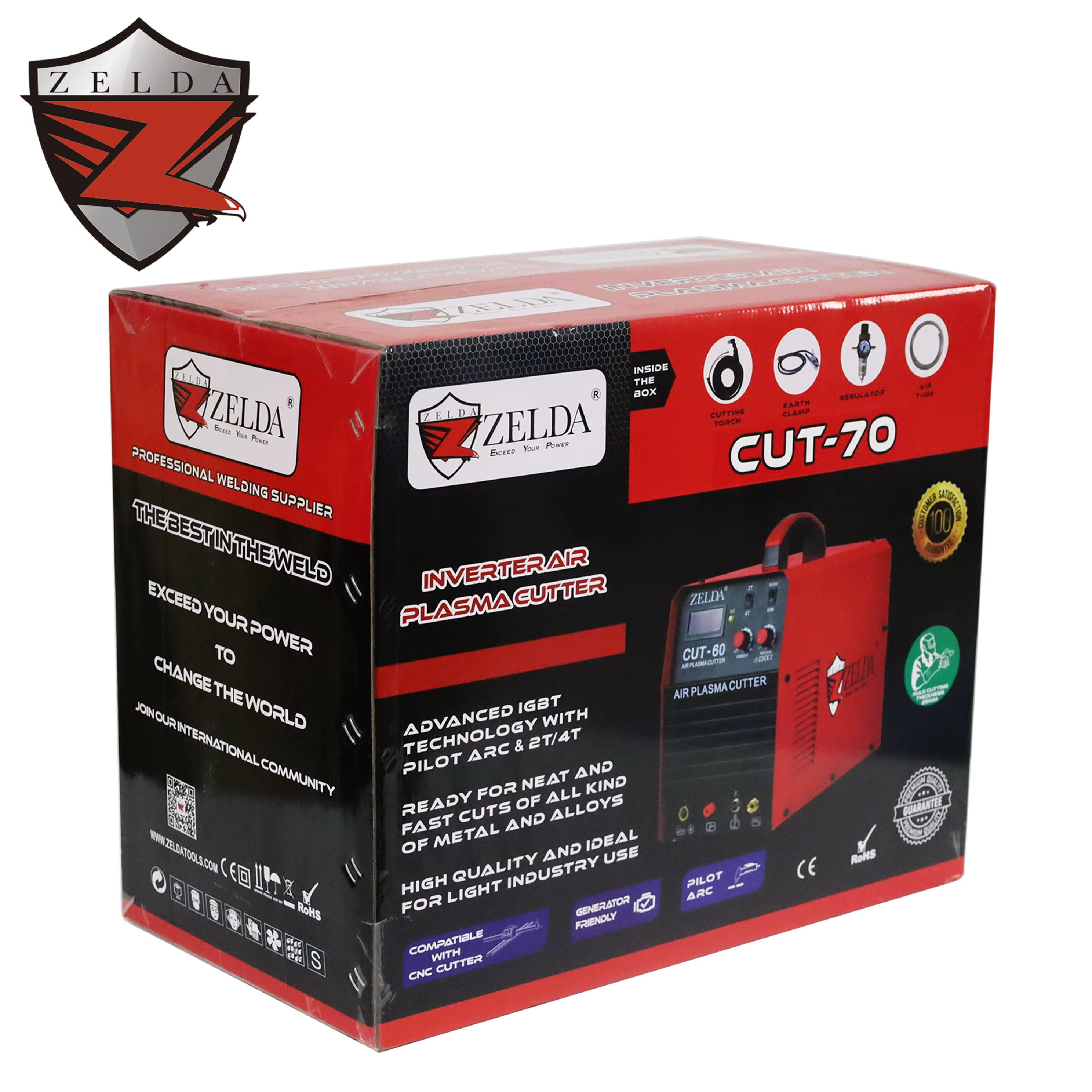 ZELDA 220v air Plasma Cutting Machine CUT 70 Cutting 18mm Can Work with Plasma Cnc — image 6