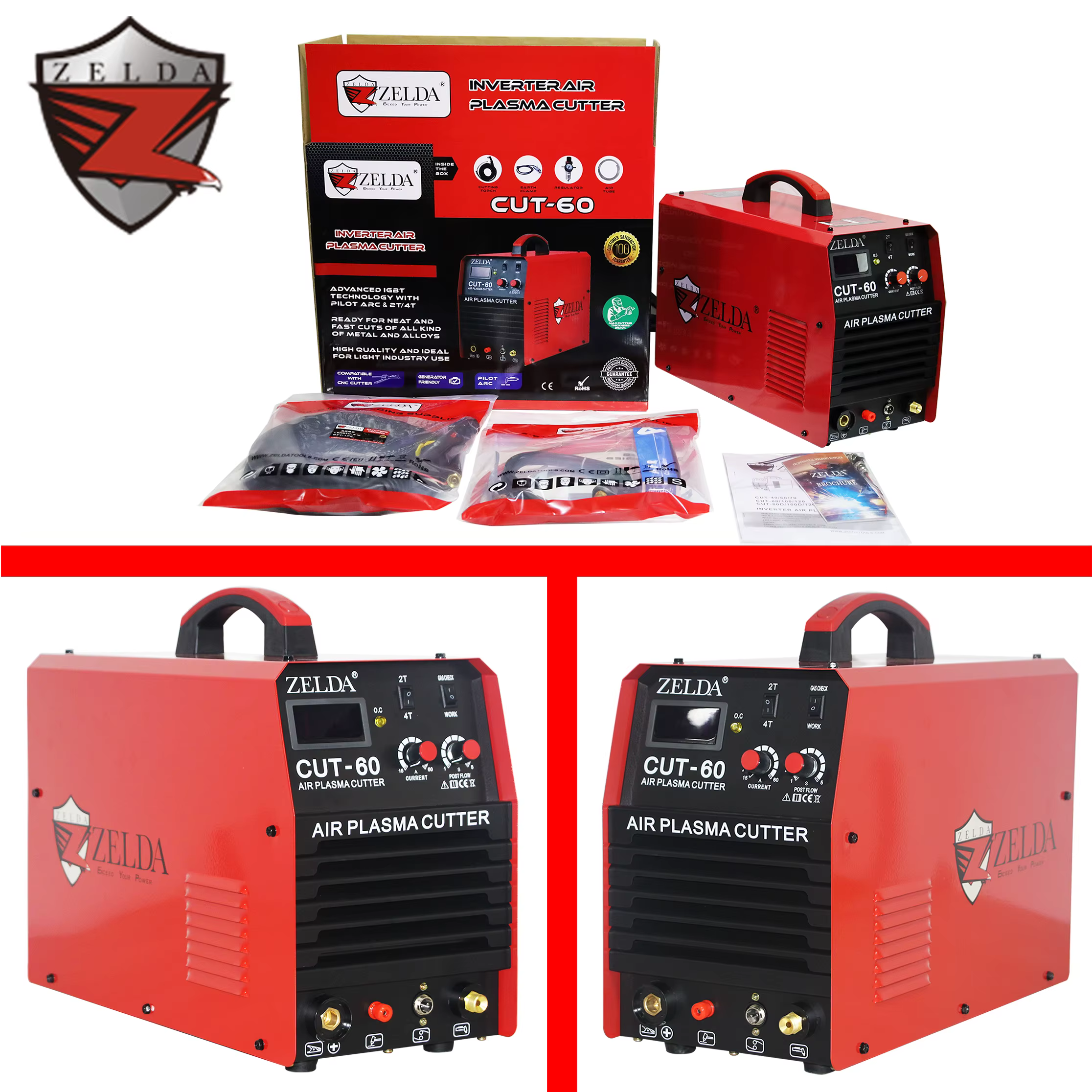 Zelda Air Plasma Cutter Cutting 15mm Ideal for Light Industry Use Plasma Cnc — image 5