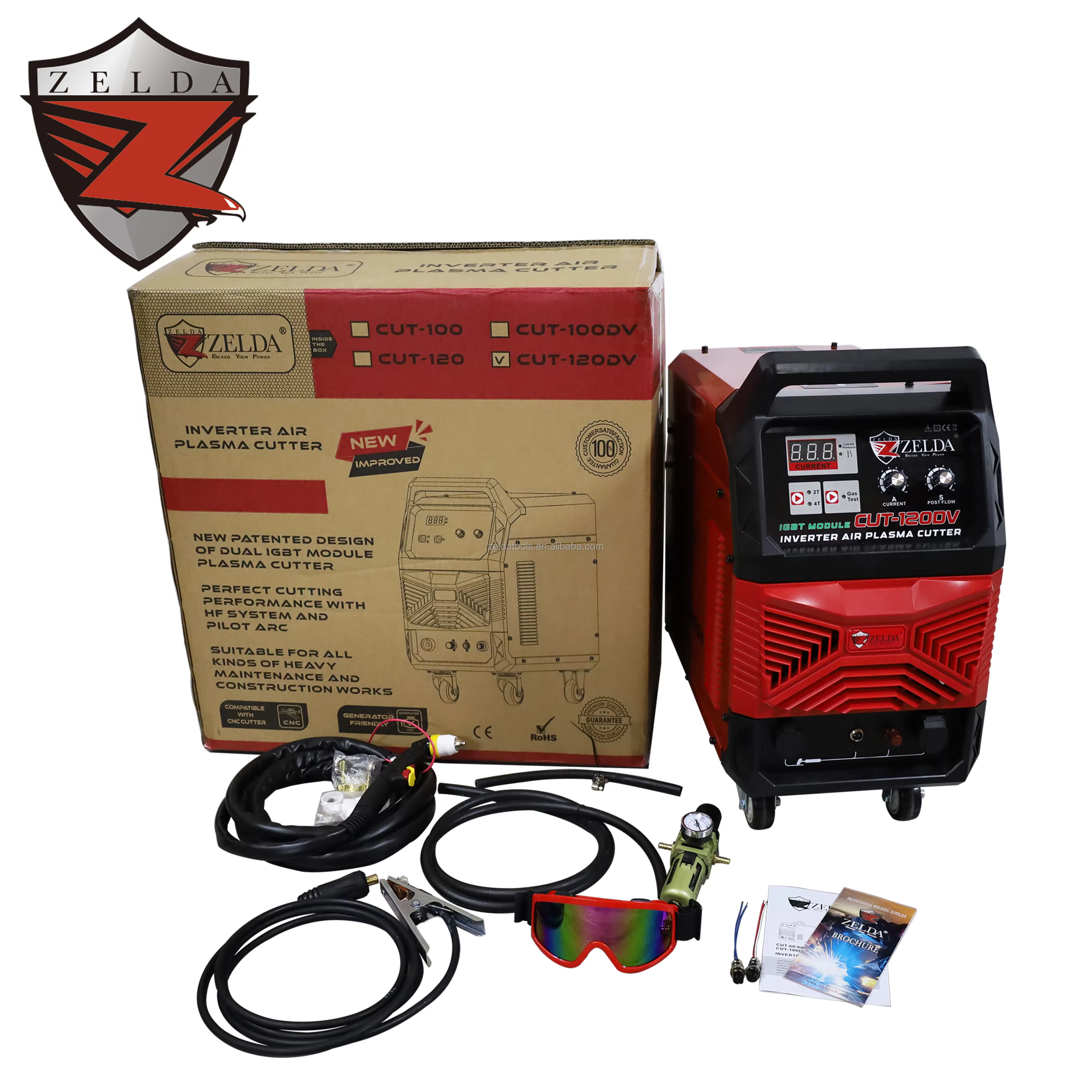 ZELDA Industrial 3 Phase CNC Plasma Cutting Machine Model 120 Stainless Steel and Aluminum Cutters — image 6