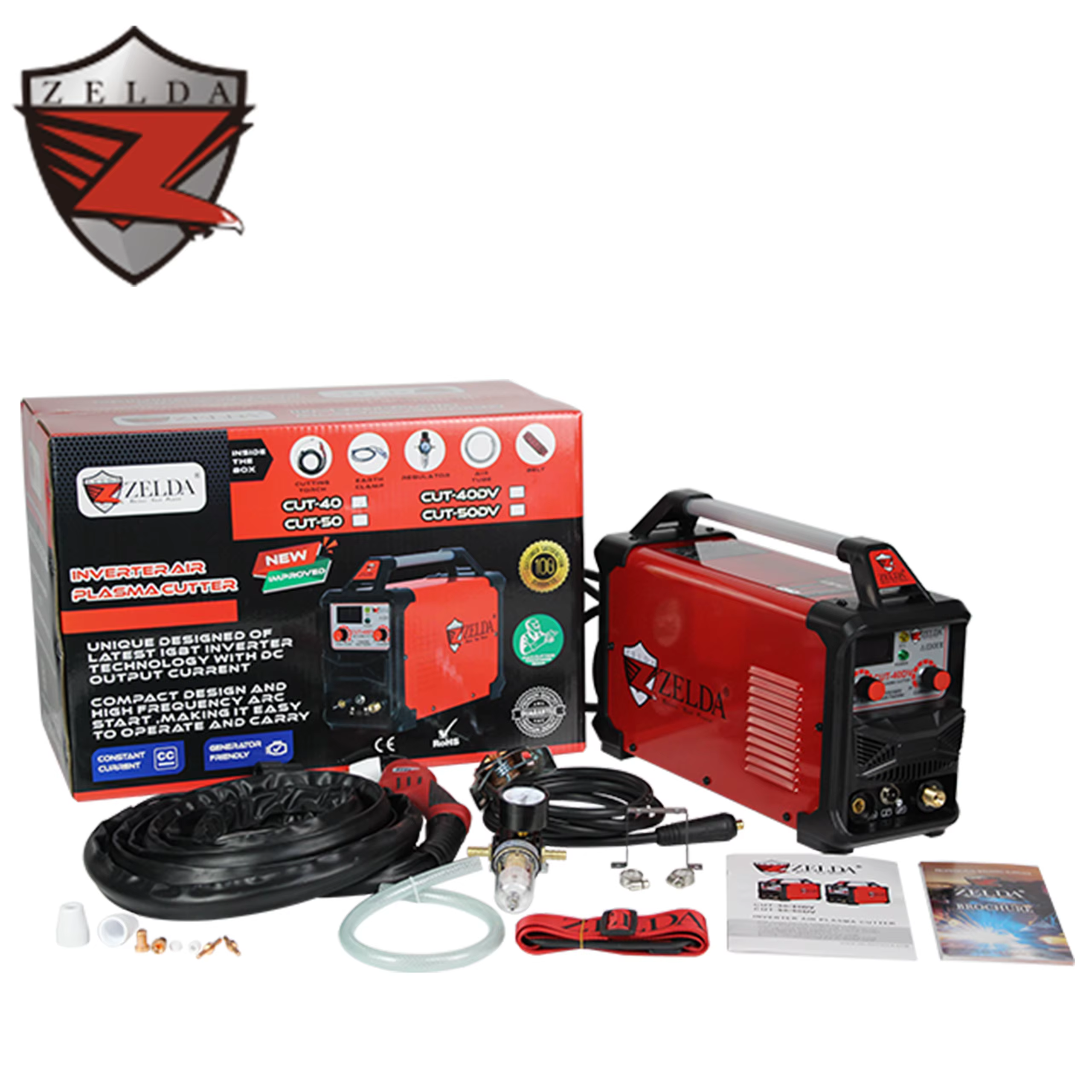 ZELDA 40 Amp Inverter Portable Air Plasma Cutter Non-Touch Pilot Arc Cutting Machine — image 6