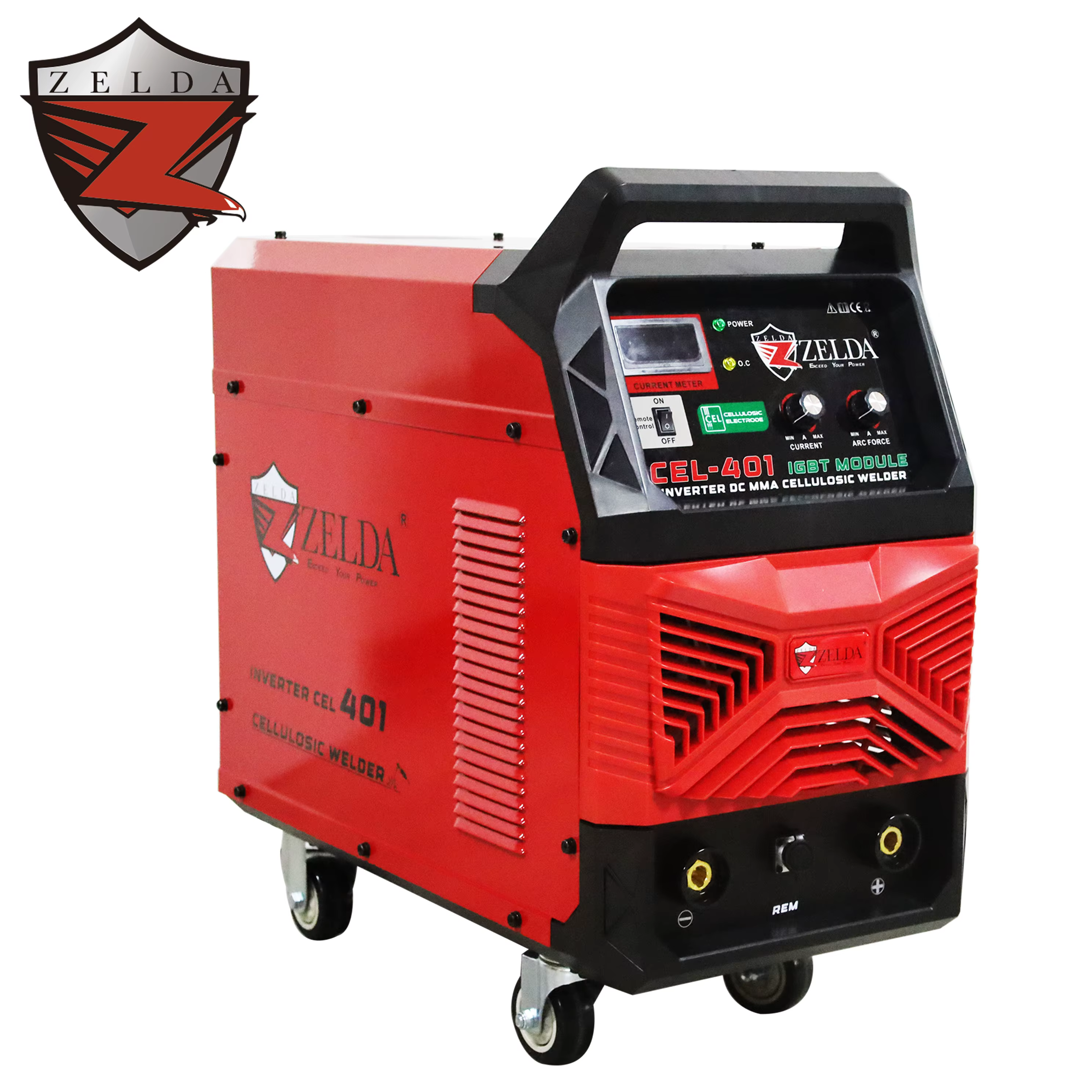 Zelda 3ph 220v 440v Dual Voltage Use Cellulose Electrode in Stock CEL 401A Welding Machine — image 3