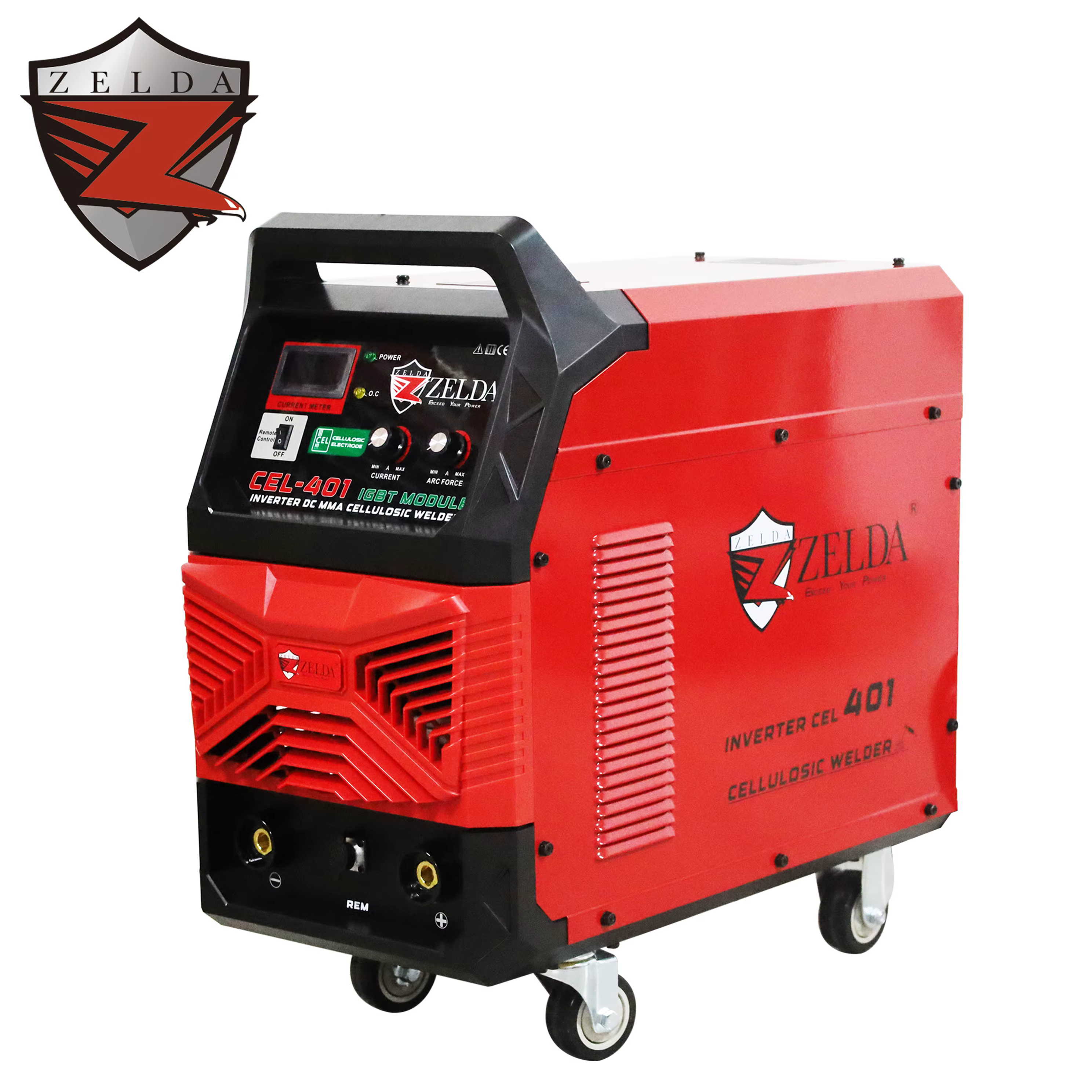 Zelda 3ph 220v 440v Dual Voltage Use Cellulose Electrode in Stock CEL 401A Welding Machine — image 4