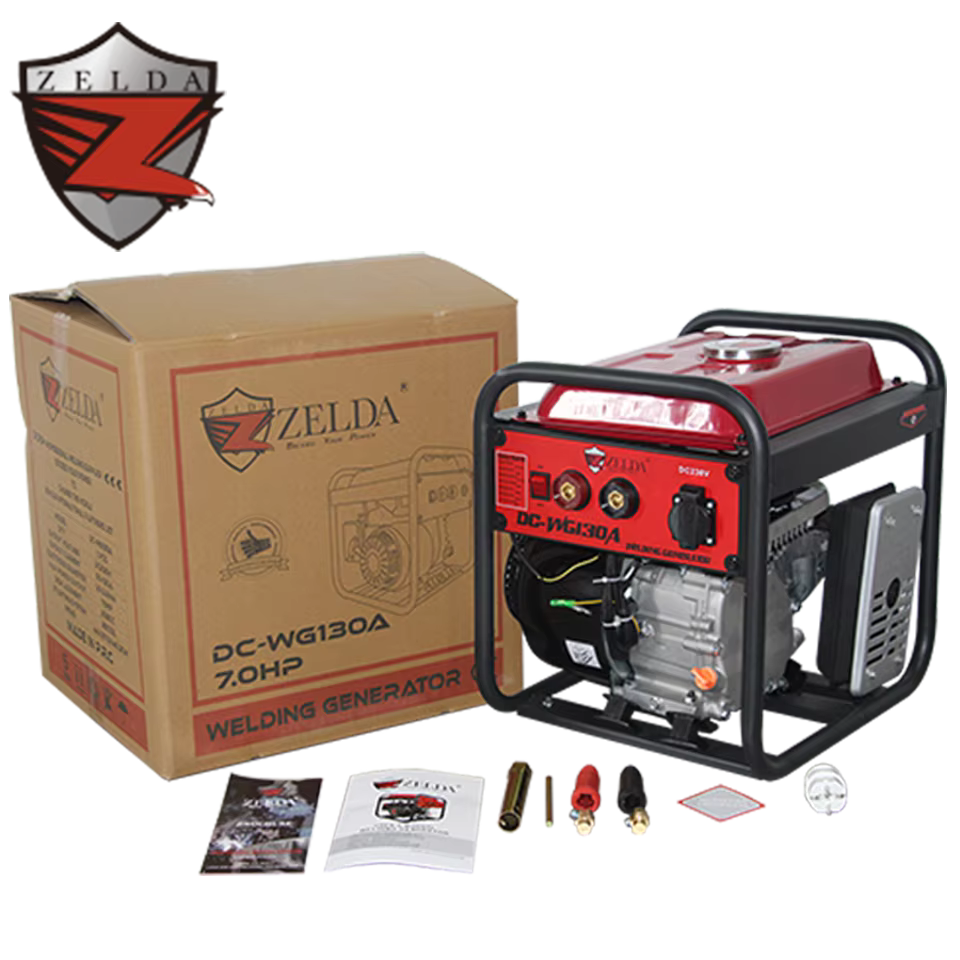 Zelda Wholesale High Quality Electric Gasoline Generator 208cc Welding Generator 130A Welding Machine Generator — image 6