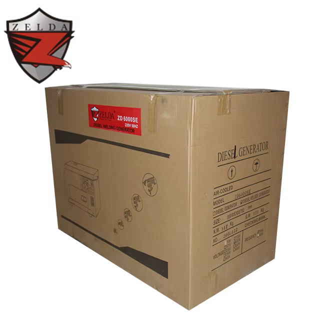 Customized ZD 6000SE Silent Diesel Generator 50Hz 220V Air-Cooled Engine 12.5L Fuel Tank Electric Start — image 6