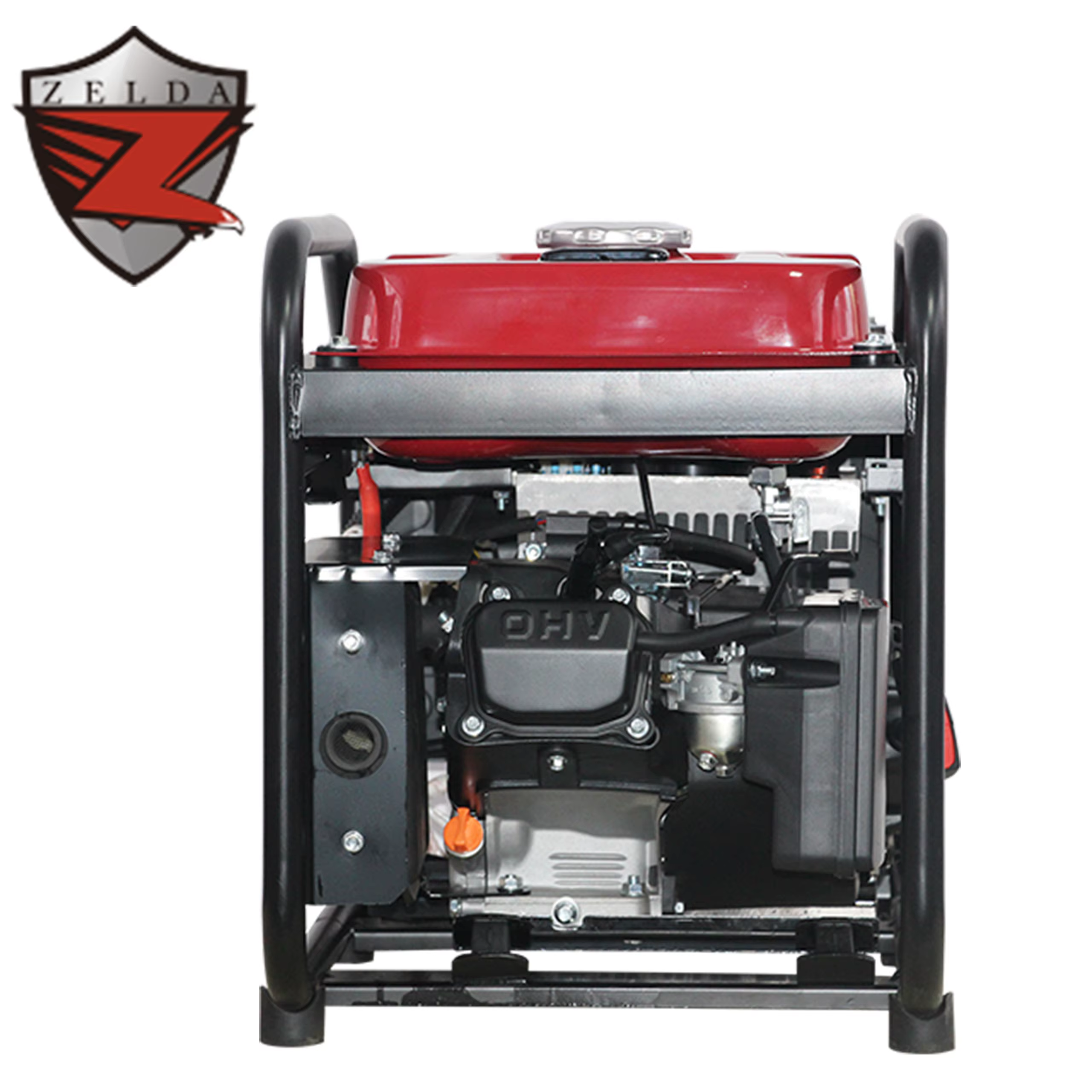 Zelda 6.5 Max AC Output Gasoline Generator Inverter Air Cooled Welding Equipment Reliable High-quality 50Hz 4-stroke Recoil — image 3