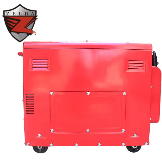 Zelda 50/60Hz 5kva Silent Generator diesel Single Phase Sound Proof Diesel Generators — image 2