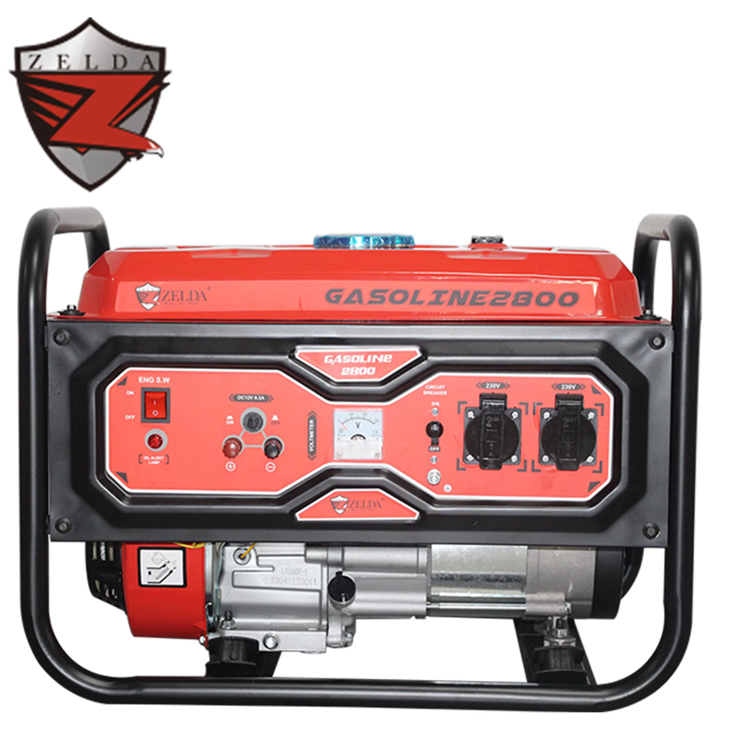 Zelda 2800 Inverter Gasoline  Generator Single Phase Ac Generator 2.8kw Gasoline Generator — image 3