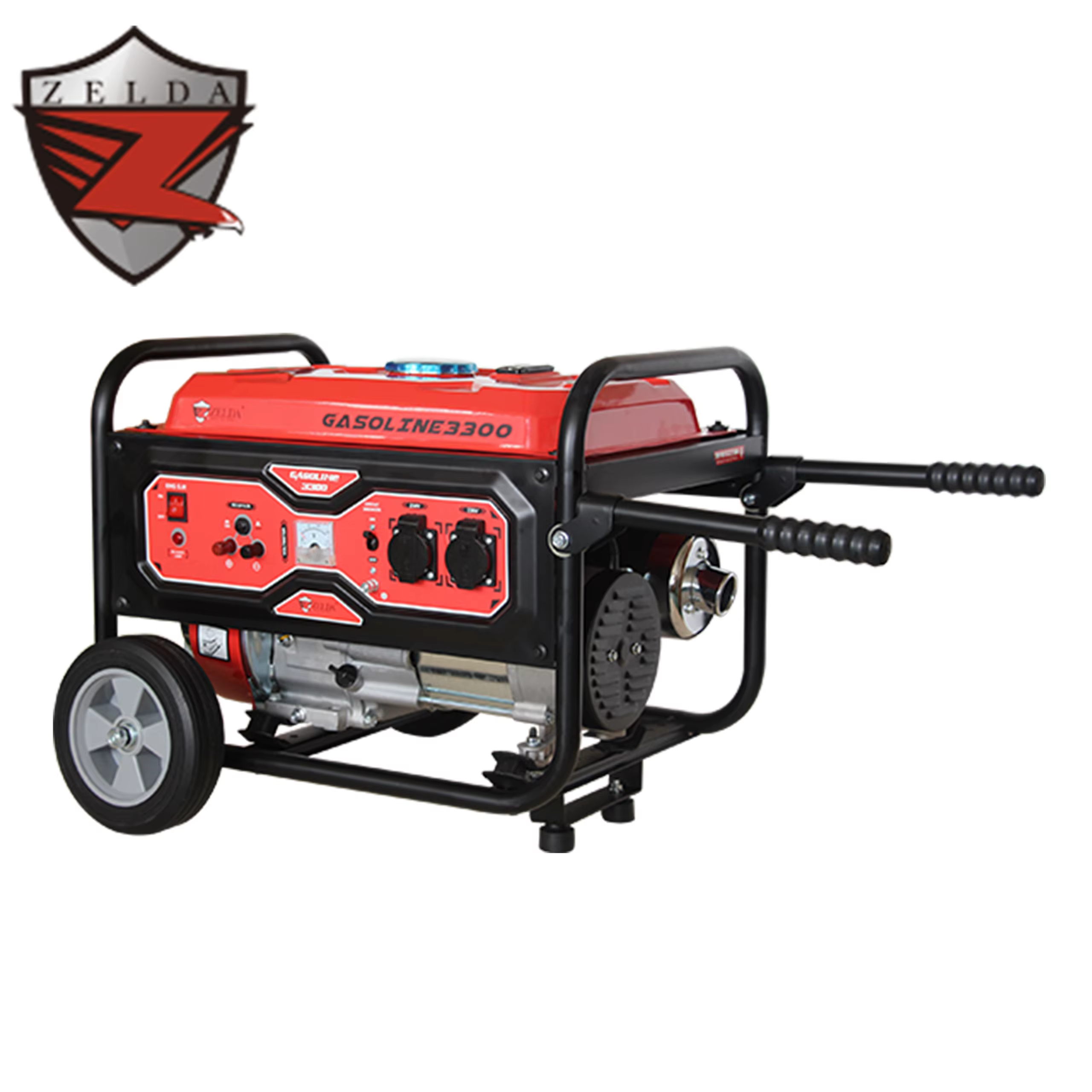 Zelda 220V 50HZ Portable Generators 3300W 15L Gasoline Single-Phase Air-Cooled Engine for Home Use — image 4