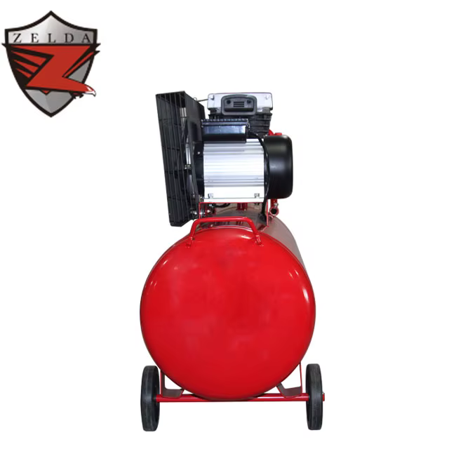 ZELDA Hot Sale 3HP Industrial Belt Piston Driven Air Compressor Portable 8 Bar/115Psi Pneumatic 200L Air Compressor — image 4