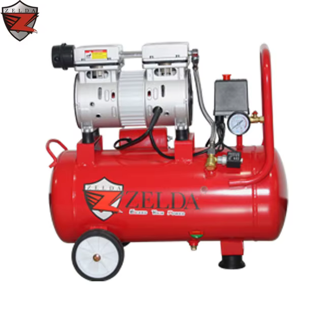 Zelda Portable 24L Oil Free Silent 600W Air Compressor Powerful 220V Air Compressor — image 2
