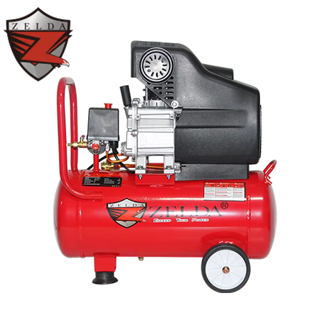 Zelda New Design 24L 220V 8 Bar/115psi Compressor Air Pump Portable 250L/Min Direct Driven Air Compressor — image 2