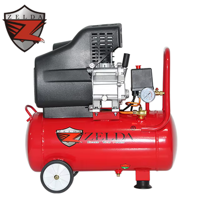 Zelda New Design 24L 220V 8 Bar/115psi Compressor Air Pump Portable 250L/Min Direct Driven Air Compressor — image 3
