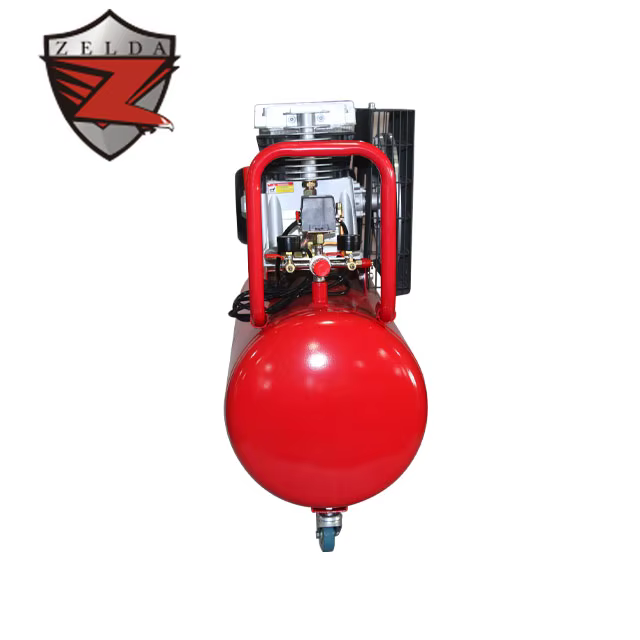 Zelda Portable 100L 3HP Piston Air Compressor with 8 Bar/115Psi High Pressure Belt Driven Air Compressor — image 3
