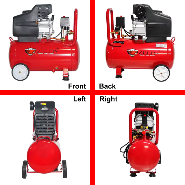 Zelda 1200W New 8 Bar 115Psi Air Pressure 50L Direct Driven Air Compressor — image 6
