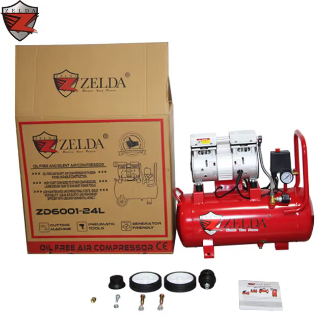 ZELDA ZD16001-40L Mini Industrial Silent 220V 8 Bar Oil-Free Air Compressor Portable Customizable OEM Core Motor Component Air — image 6
