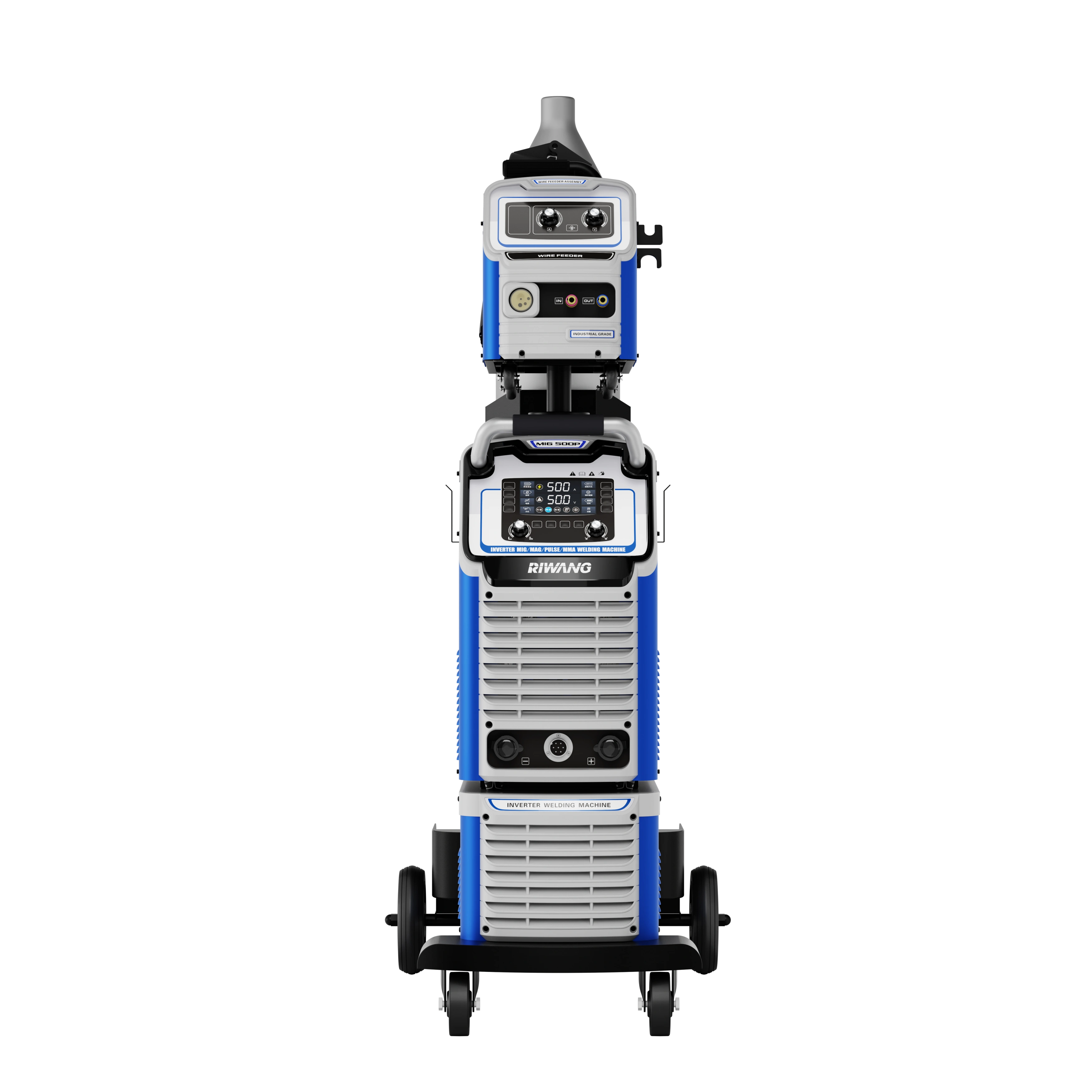 High Efficiency 500A MIG Welder 500P Inverter with Double Pulse Technology Speedy Aluminum Welder on Sale — image 3