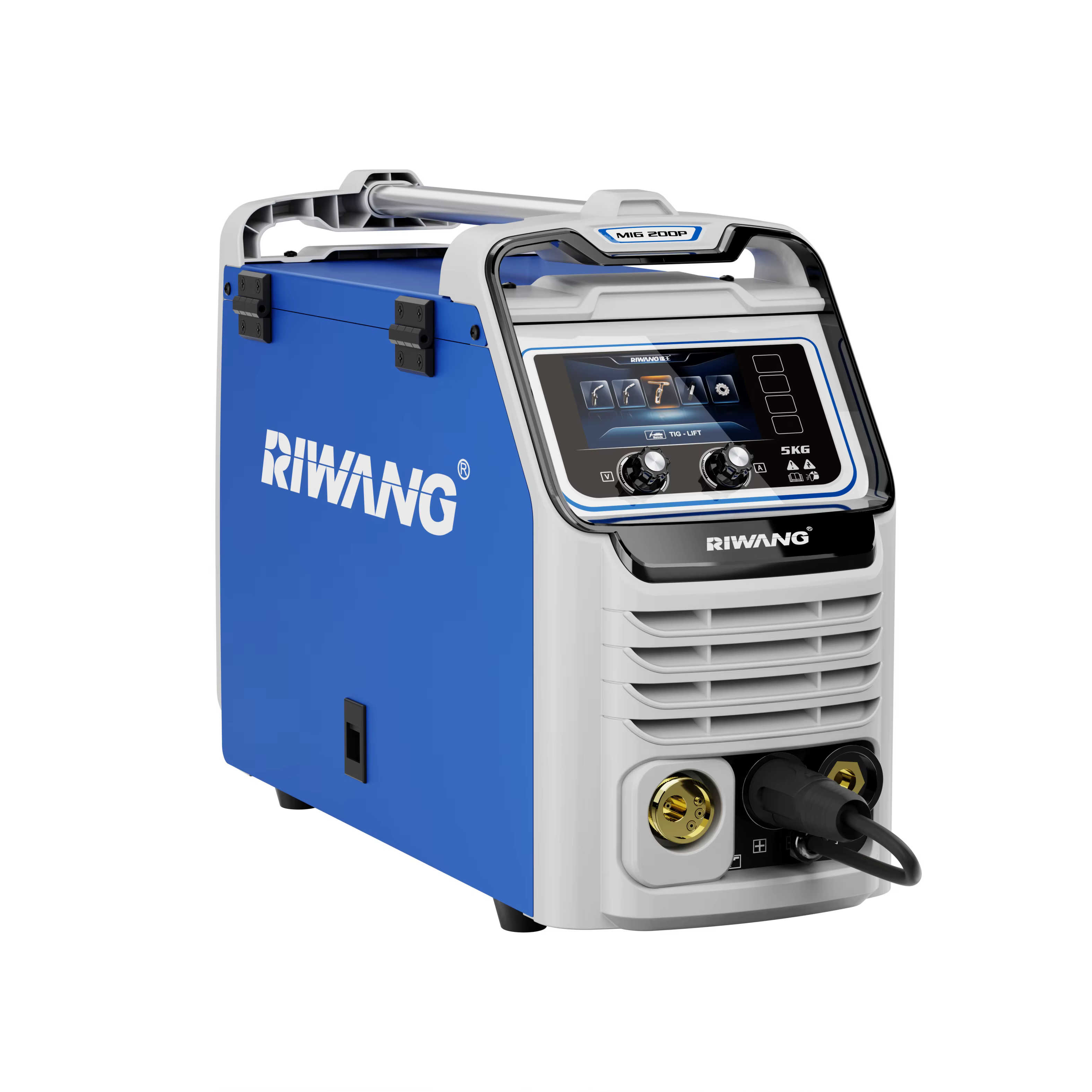 MIG 200P Professional MIG/MAG Welder Double Pulse for Aluminum & Stainless Steel CO2 Mig Welder — image 3
