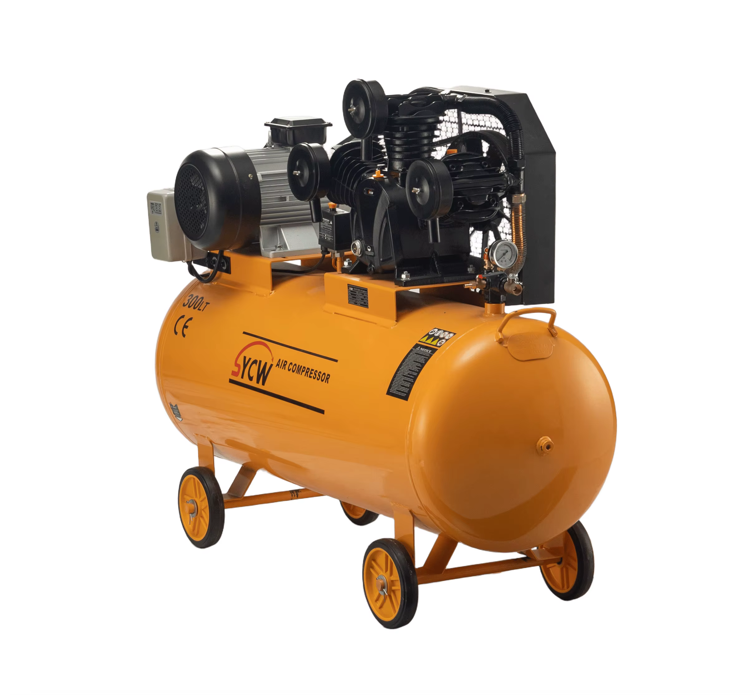 SHENYUAN 10HP 7.5KW Piston Air Compressor Belt Drive Air Compressor Industrial Air Compressor WD-0.9/8-300L — image 2