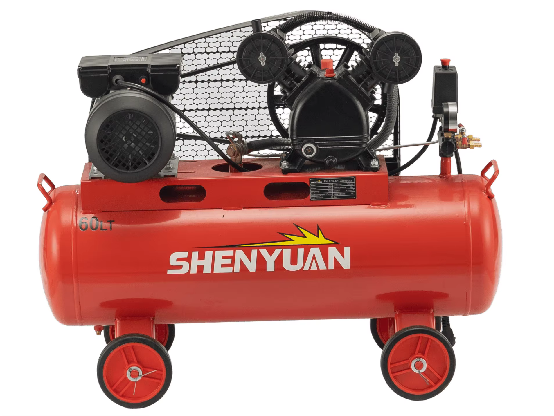 SHENYUAN 2HP 1.5KW Piston Air Compressor Belt Drive Air Compressor Industrial Air Compressor VD-0.17/8-70L — image 2