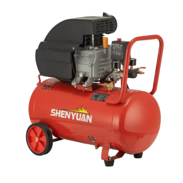 SHENYUAN Chinese Professional Factory Cheap 50L Piston Electric Portable Direct air Compressor — image 2