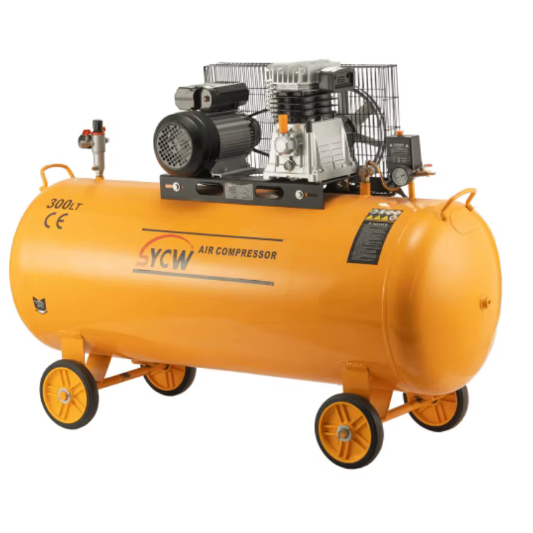 SHENYUAN Industrial Big air Compressor Belt Driven Piston Italian Head 7.5HP 10HP 500L 300L air Compressor Supplier — image 2