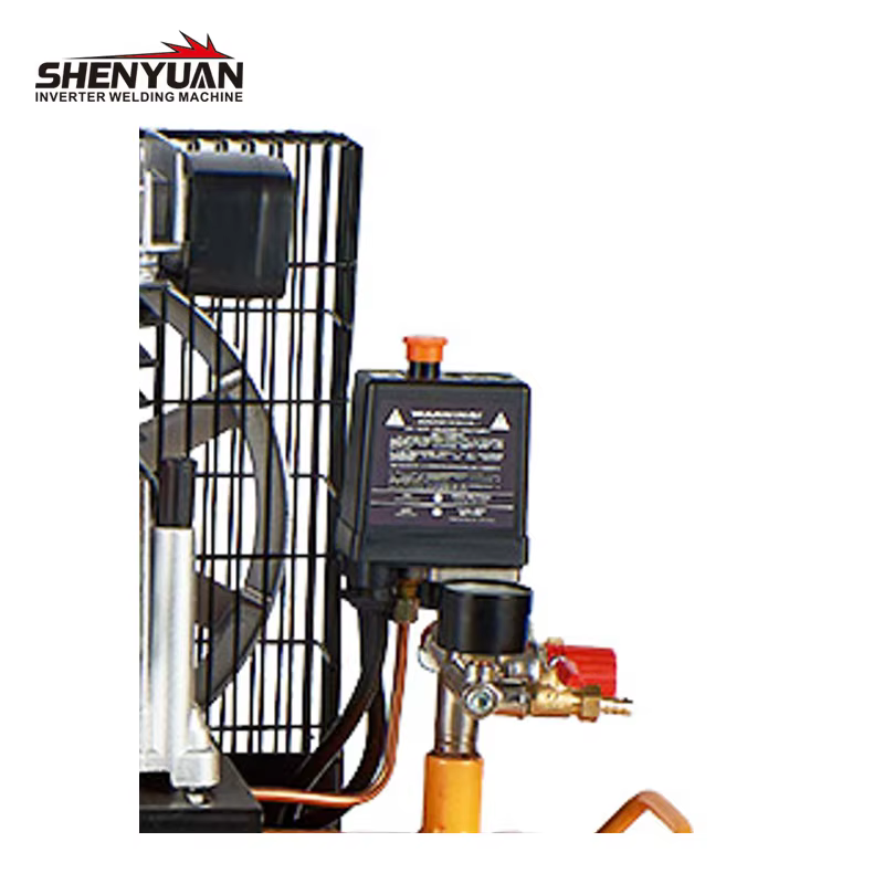 SHENYUAN New Design 1.5kw 2hp 50L Portable Piston Belt Driven Air Compressor — image 3
