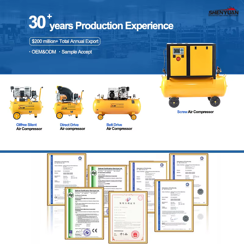 New Customizable logo 200 Liters Large Capacity air Compressor Belt Conveyor High Quality Guarantee 3HP air Compressor — image 6