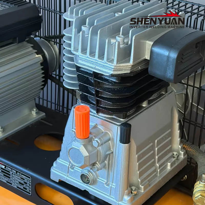 Customizable Tank 100l Low Noise Belt Driven Air Compressor with Wheels Portable Air Compressor — image 2