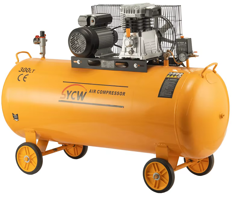 Italy Type Industrial Compressors 100L 200L 300L Belt Drive Air Compressors Hot Selling — image 2