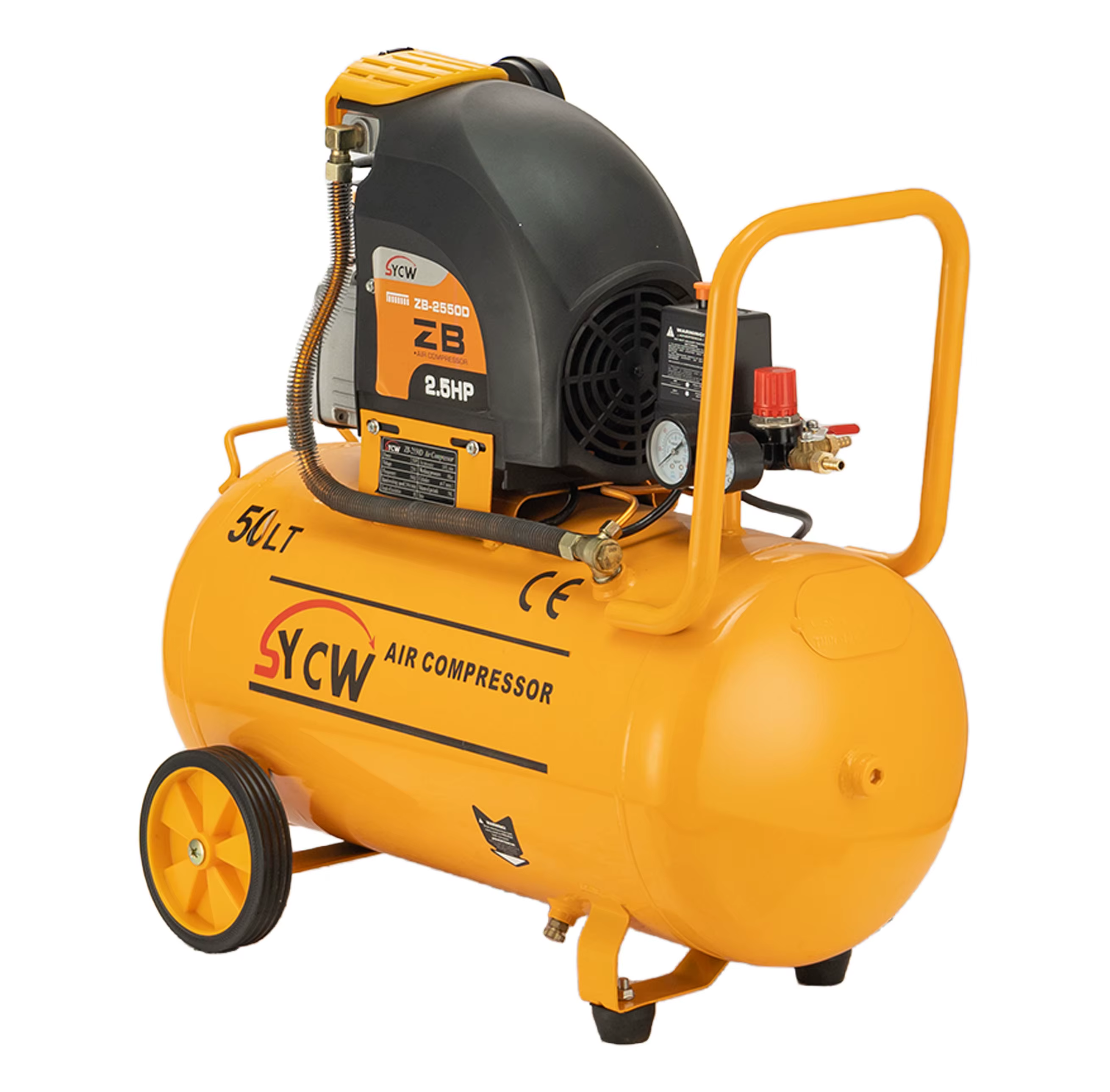 SHENYUAN  2.5HP 1.8KW Piston Small Air Compressor  Portable  Air Compressor Direct Drive Air Compressor ZB-2550D — image 2